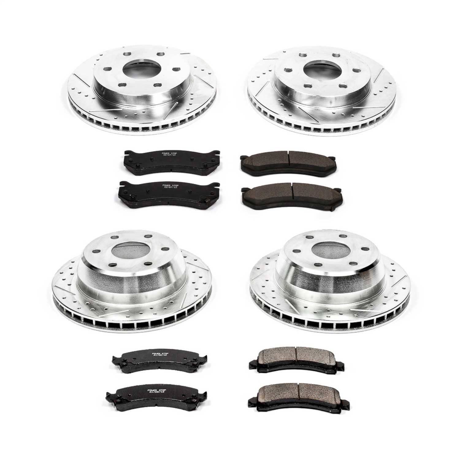 Power Stop - K2016 - Front and Rear - Disc Brake Pad and Rotor Kit