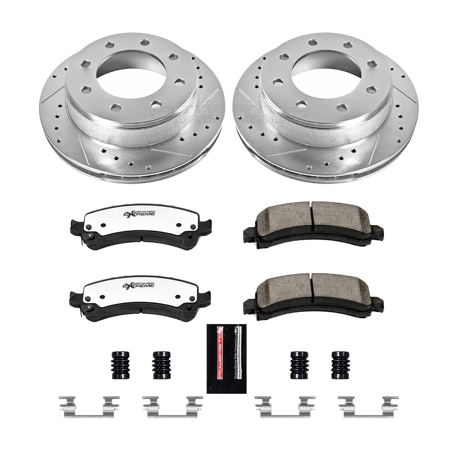 Power Stop - K2039-36 - Rear - Disc Brake Pad and Rotor Kit