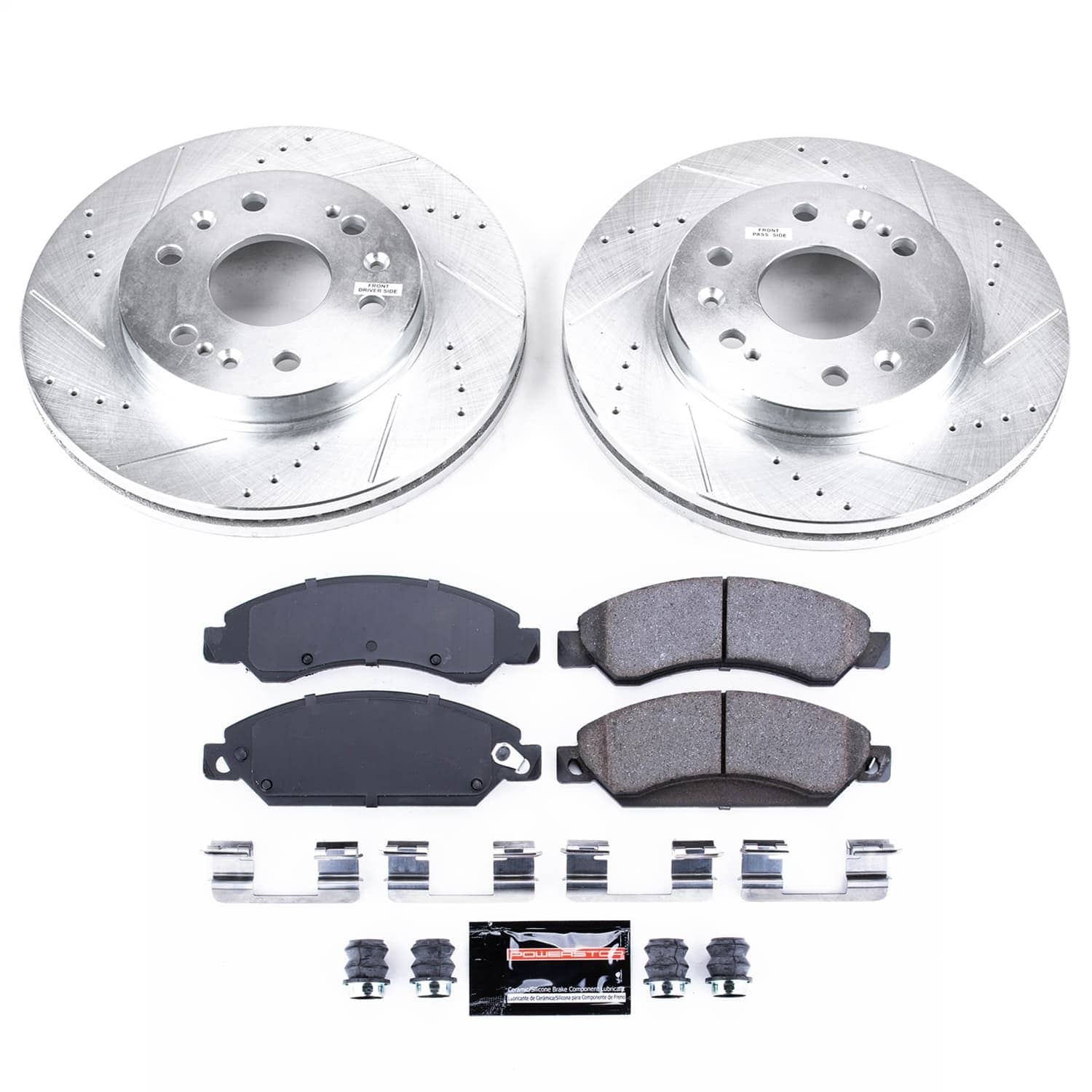 Power Stop - K2067 - Front - Disc Brake Pad and Rotor Kit