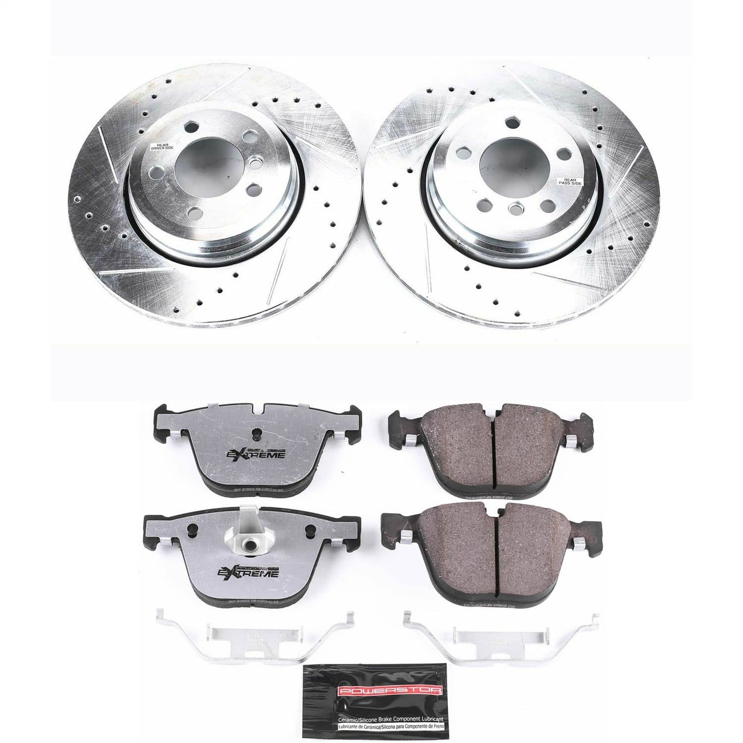 Power Stop - K2086-26 - Rear - Disc Brake Pad and Rotor Kit