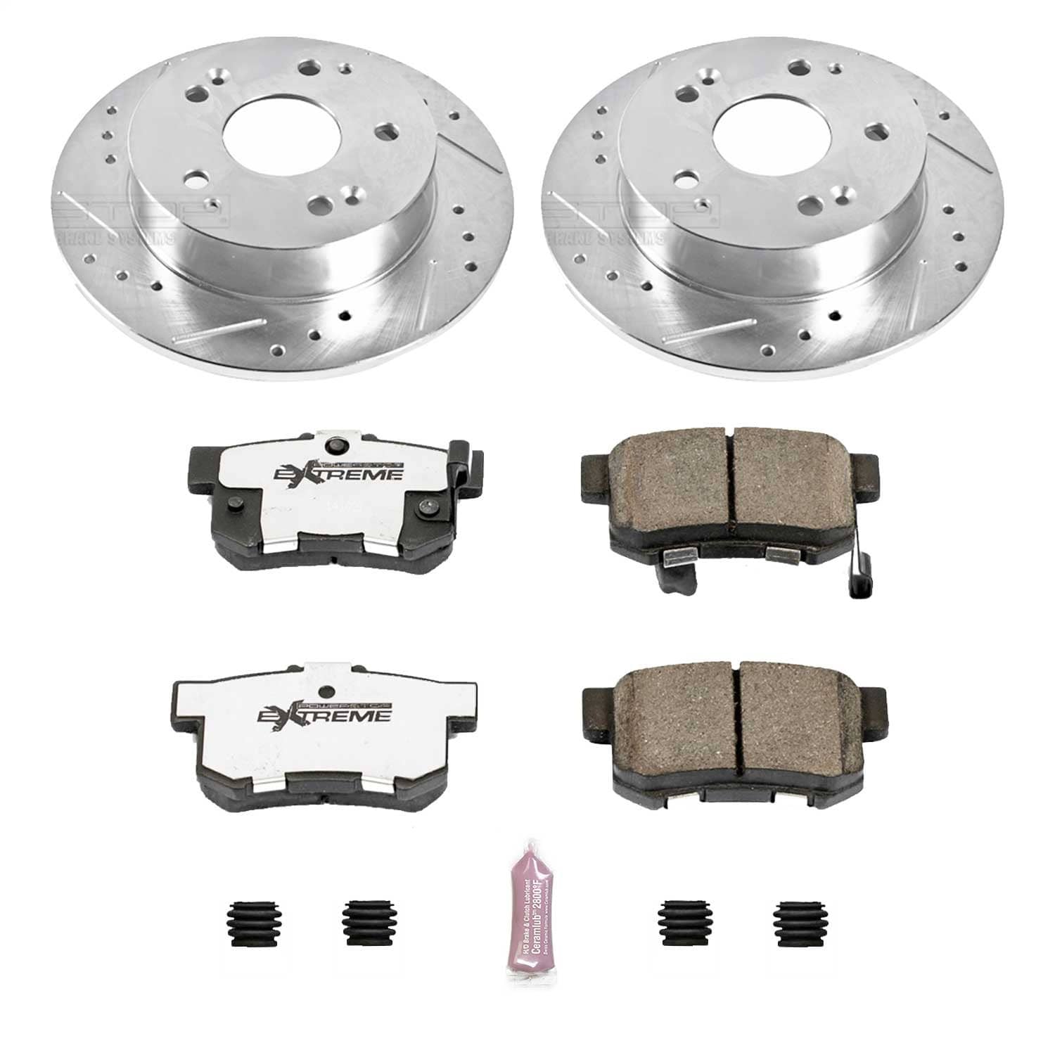 Power Stop - K2270-26 - Rear - Disc Brake Pad and Rotor Kit