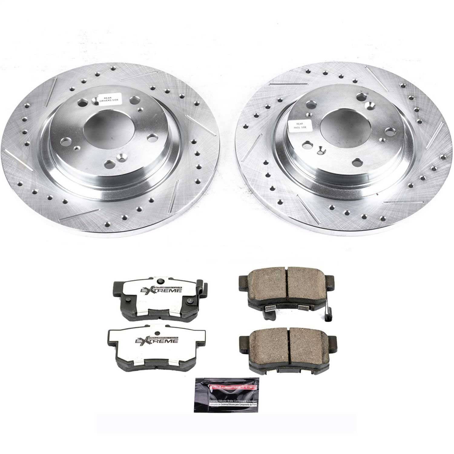 Power Stop - K2310-26 - Rear - Disc Brake Pad and Rotor Kit