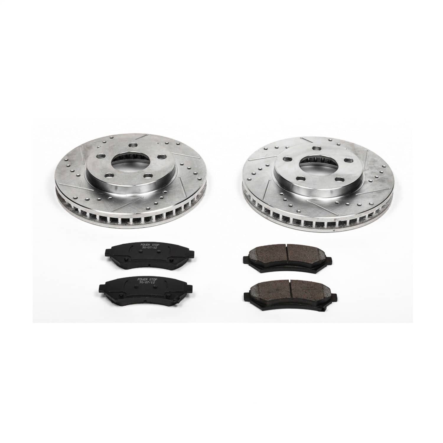 Power Stop - K2553 - Front - Disc Brake Pad and Rotor Kit