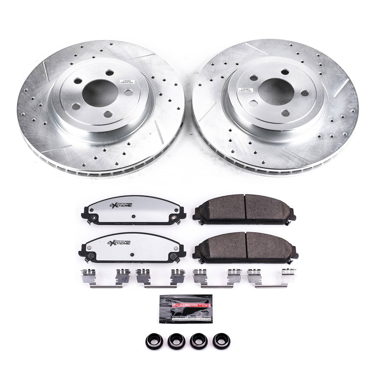 Power Stop - K2560-26 - Front - Disc Brake Pad and Rotor Kit
