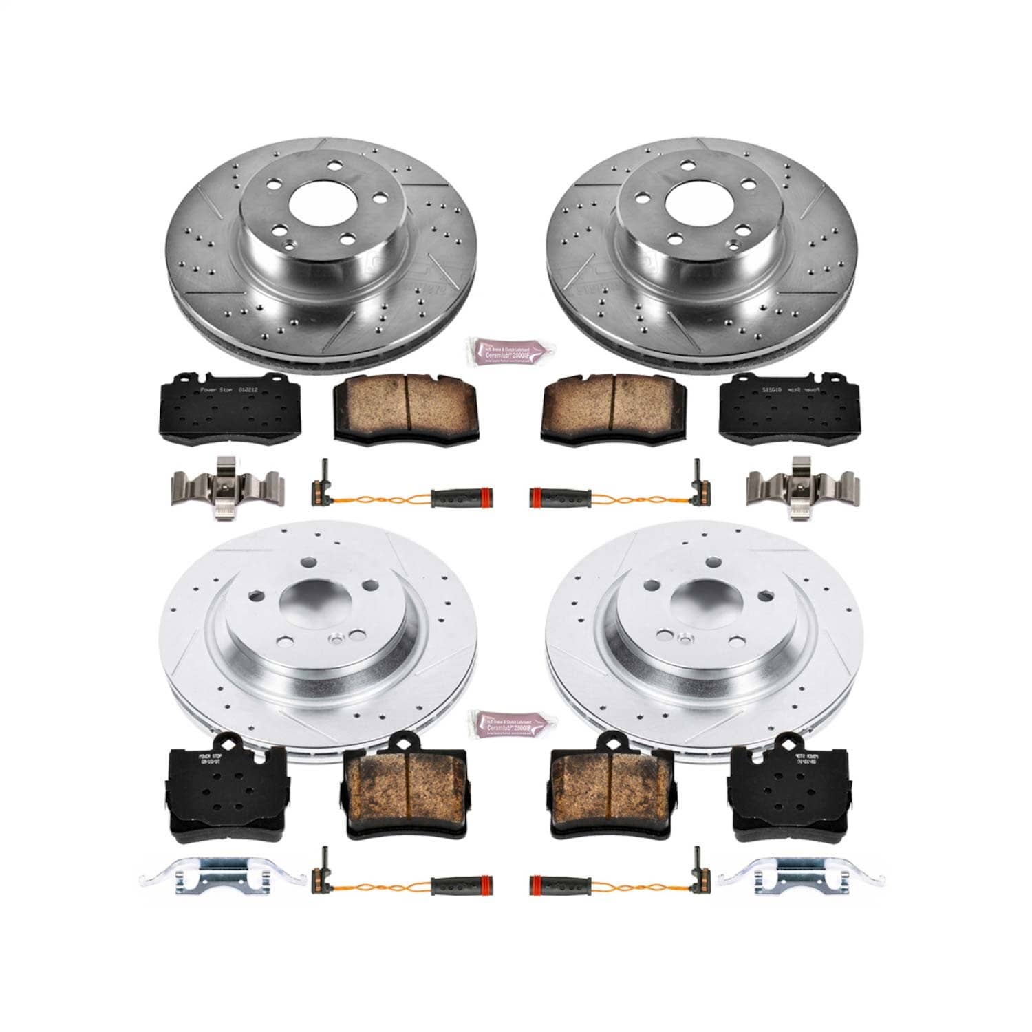 Power Stop - K2851 - Front and Rear - Disc Brake Pad and Rotor Kit