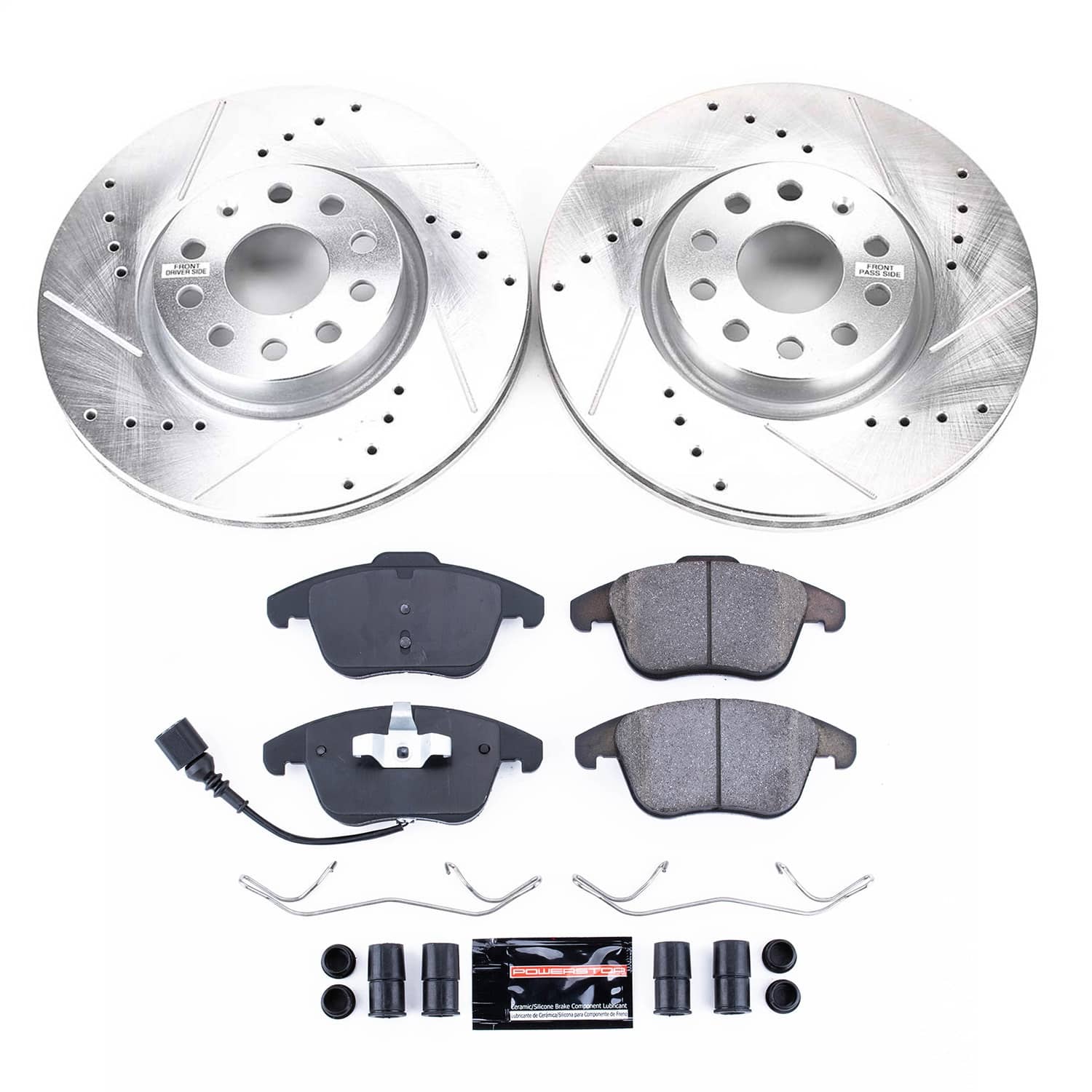 Power Stop - K2963 - Front - Disc Brake Pad and Rotor Kit