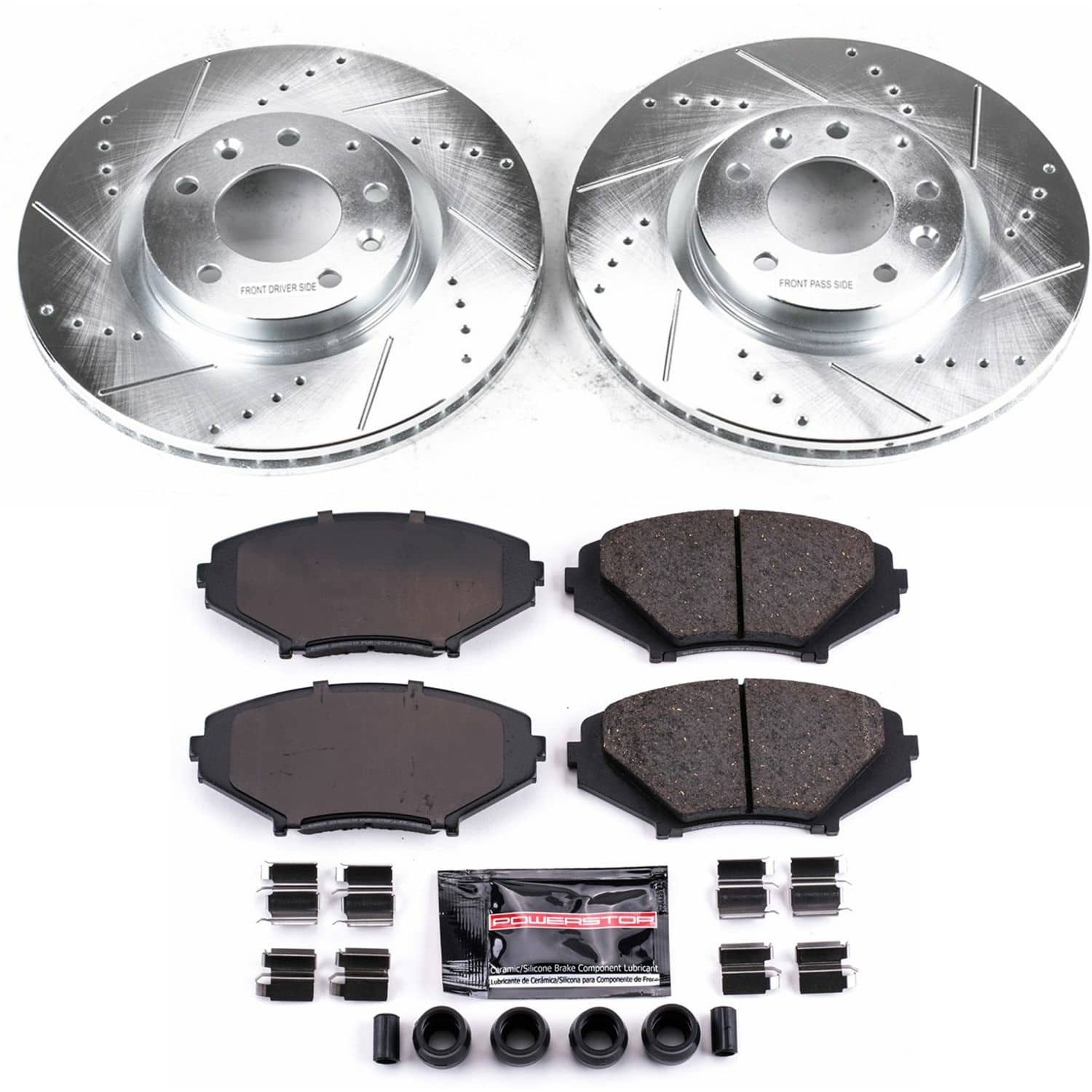 Power Stop - K2964 - Front - Disc Brake Pad and Rotor Kit