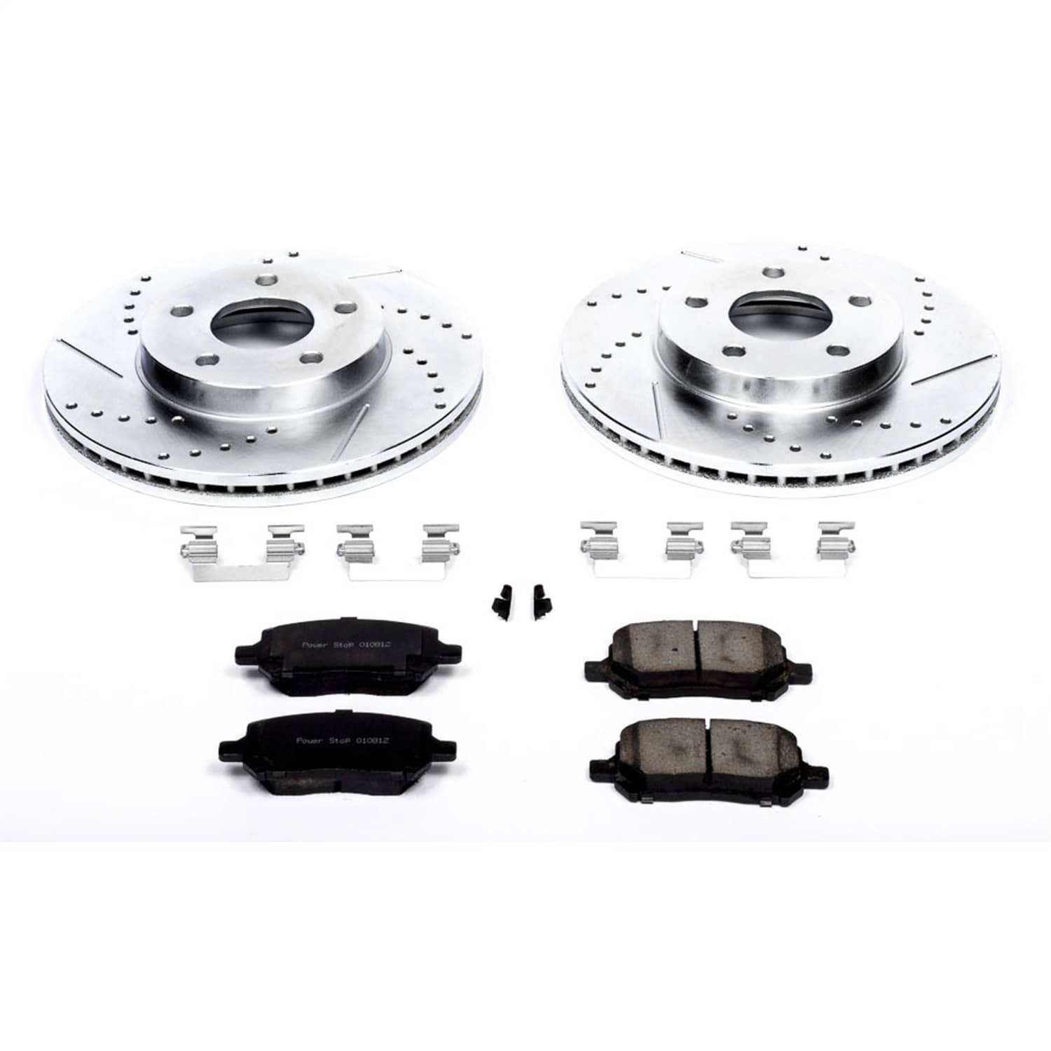 Power Stop - K2983 - Front - Disc Brake Pad and Rotor Kit
