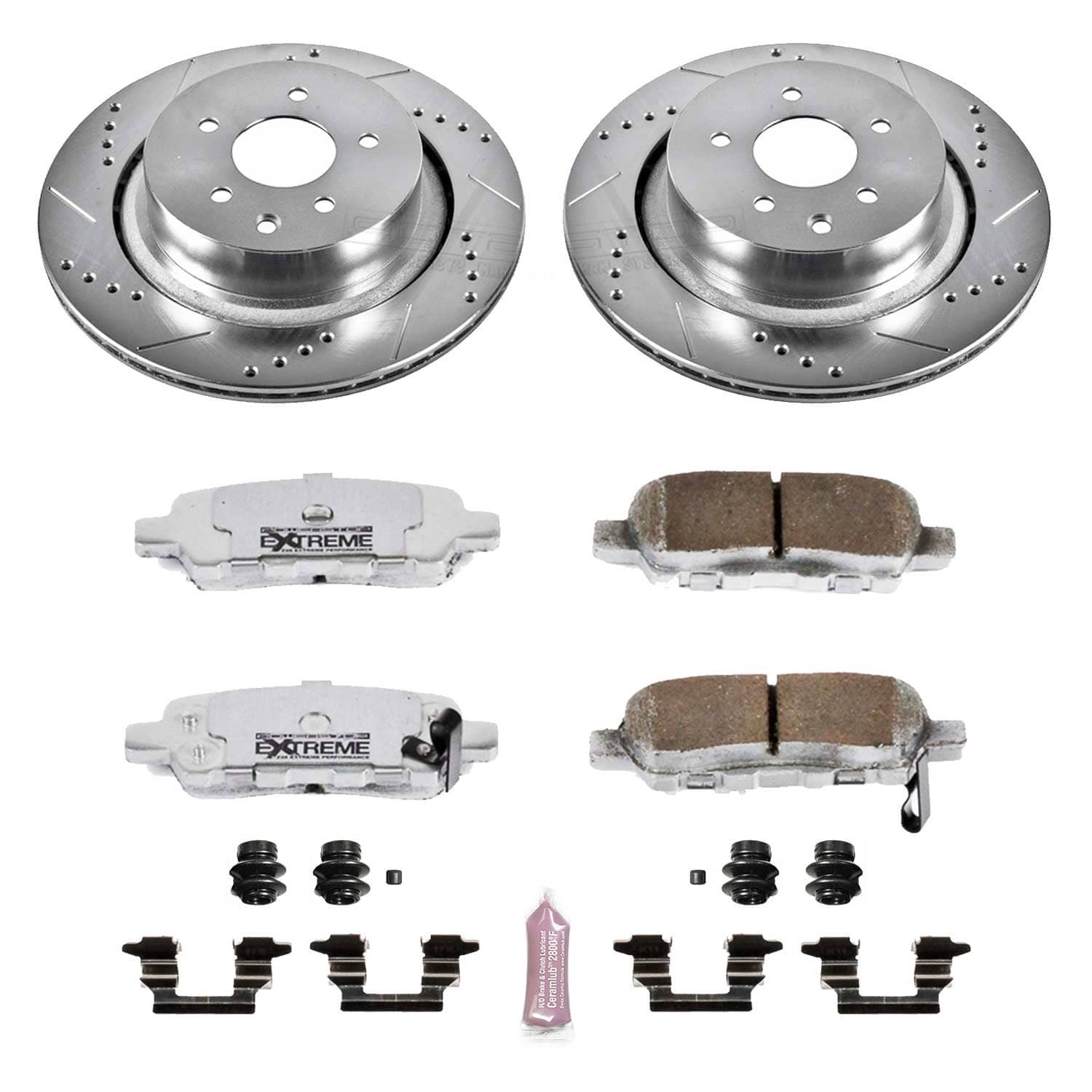 Power Stop - K2986-26 - Rear - Disc Brake Pad and Rotor Kit