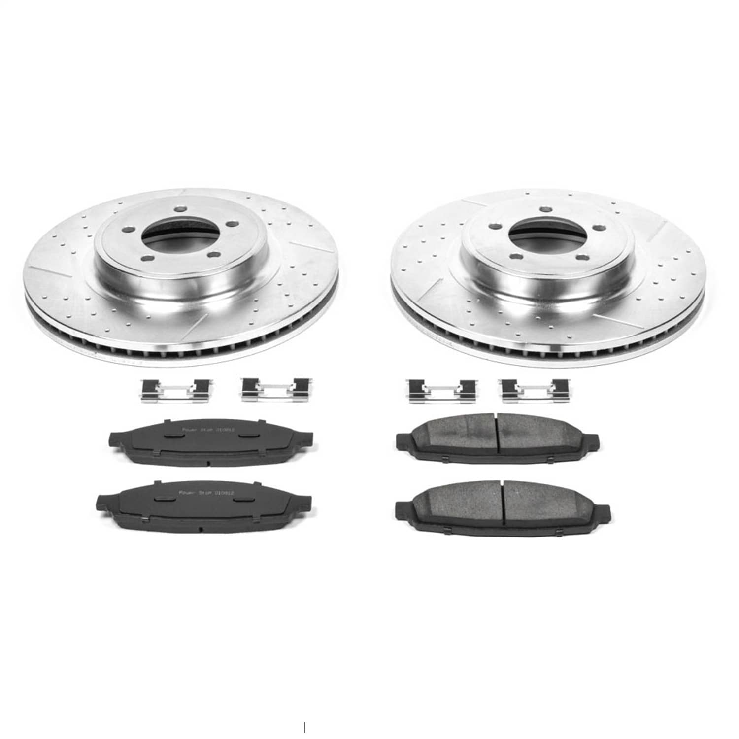 Power Stop - K3024 - Front - Disc Brake Pad and Rotor Kit