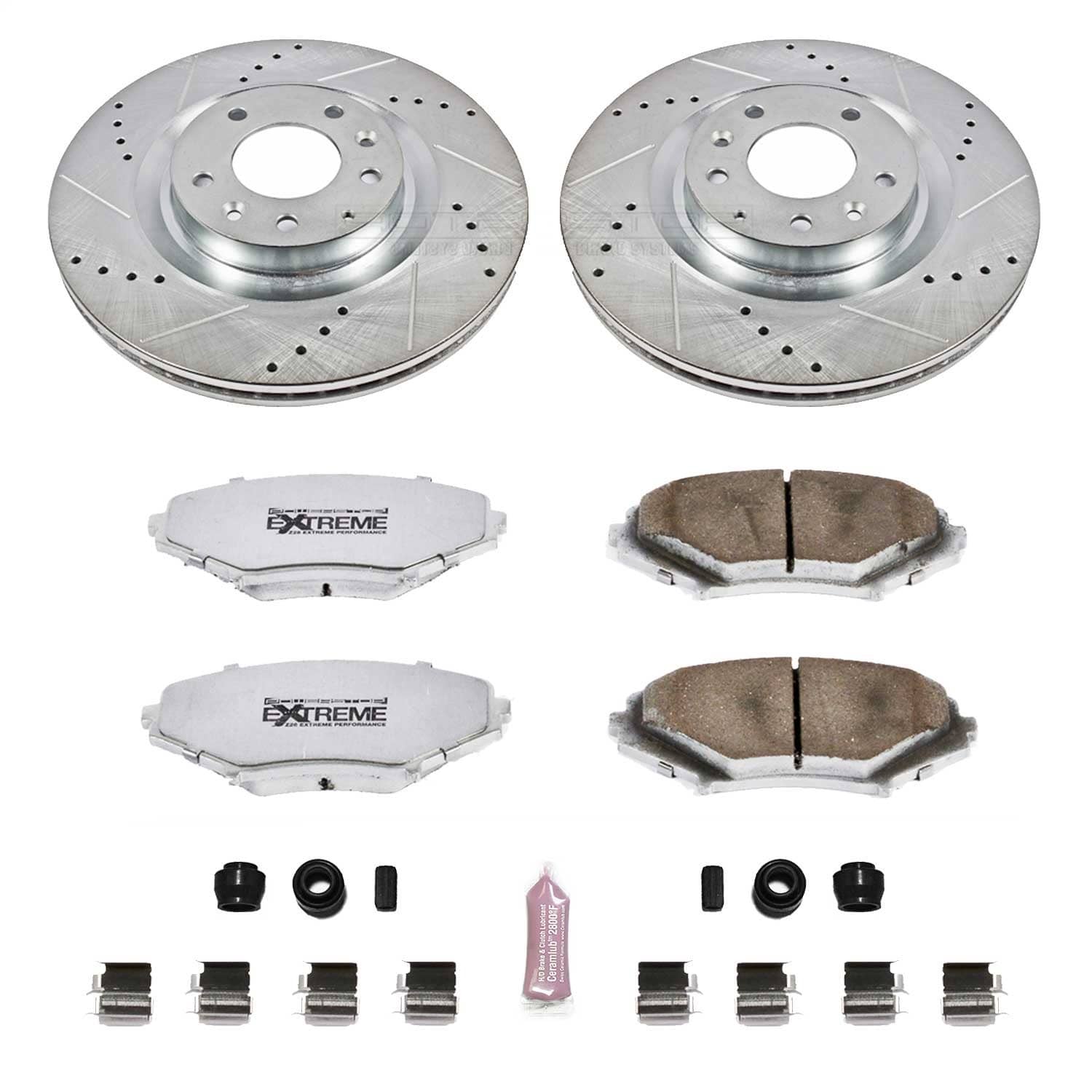 Power Stop - K3026-26 - Front - Disc Brake Pad and Rotor Kit