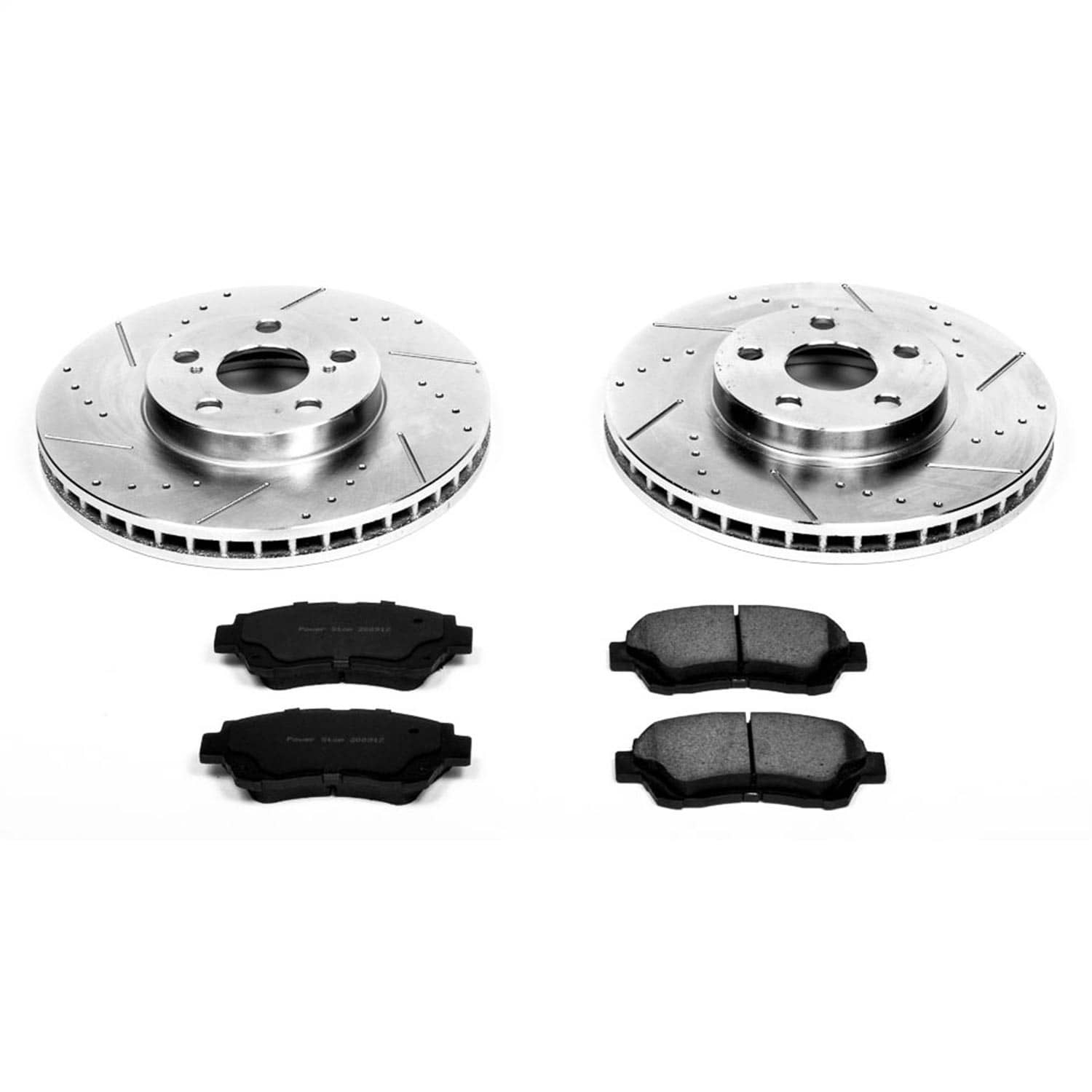 Power Stop - K3027 - Front - Disc Brake Pad and Rotor Kit