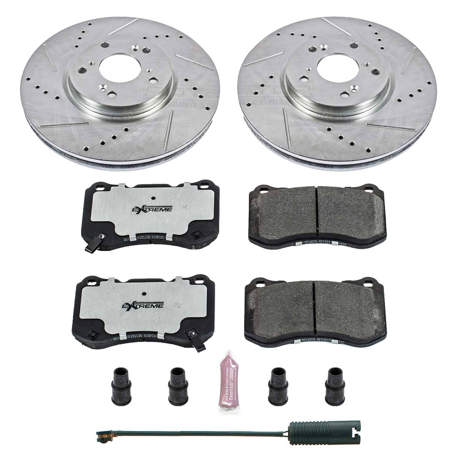 Power Stop - K3030-26 - Rear - Disc Brake Pad and Rotor Kit