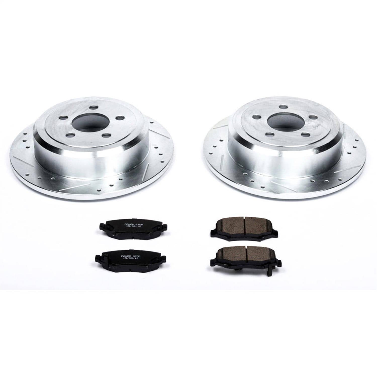 Power Stop - K3046 - Rear - Disc Brake Pad and Rotor Kit