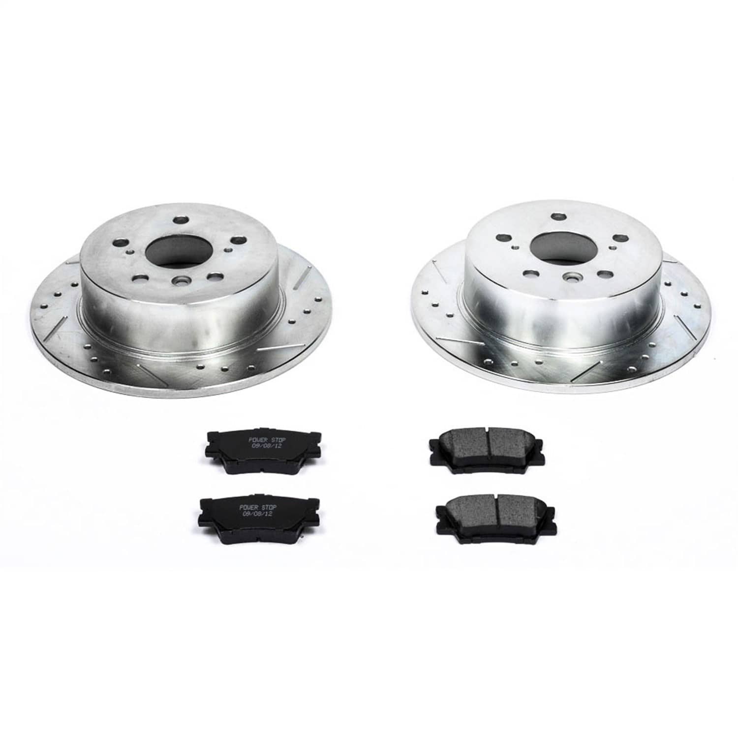 Power Stop - K3067 - Rear - Disc Brake Pad and Rotor Kit