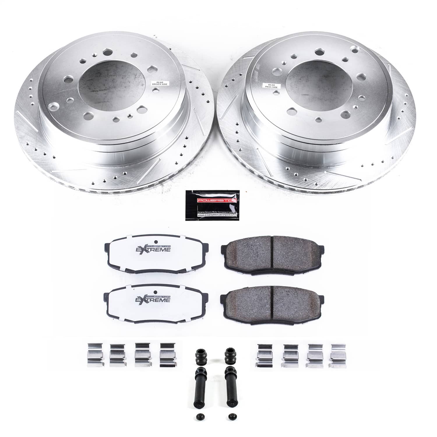 Power Stop - K3073-36 - Rear - Disc Brake Pad and Rotor Kit