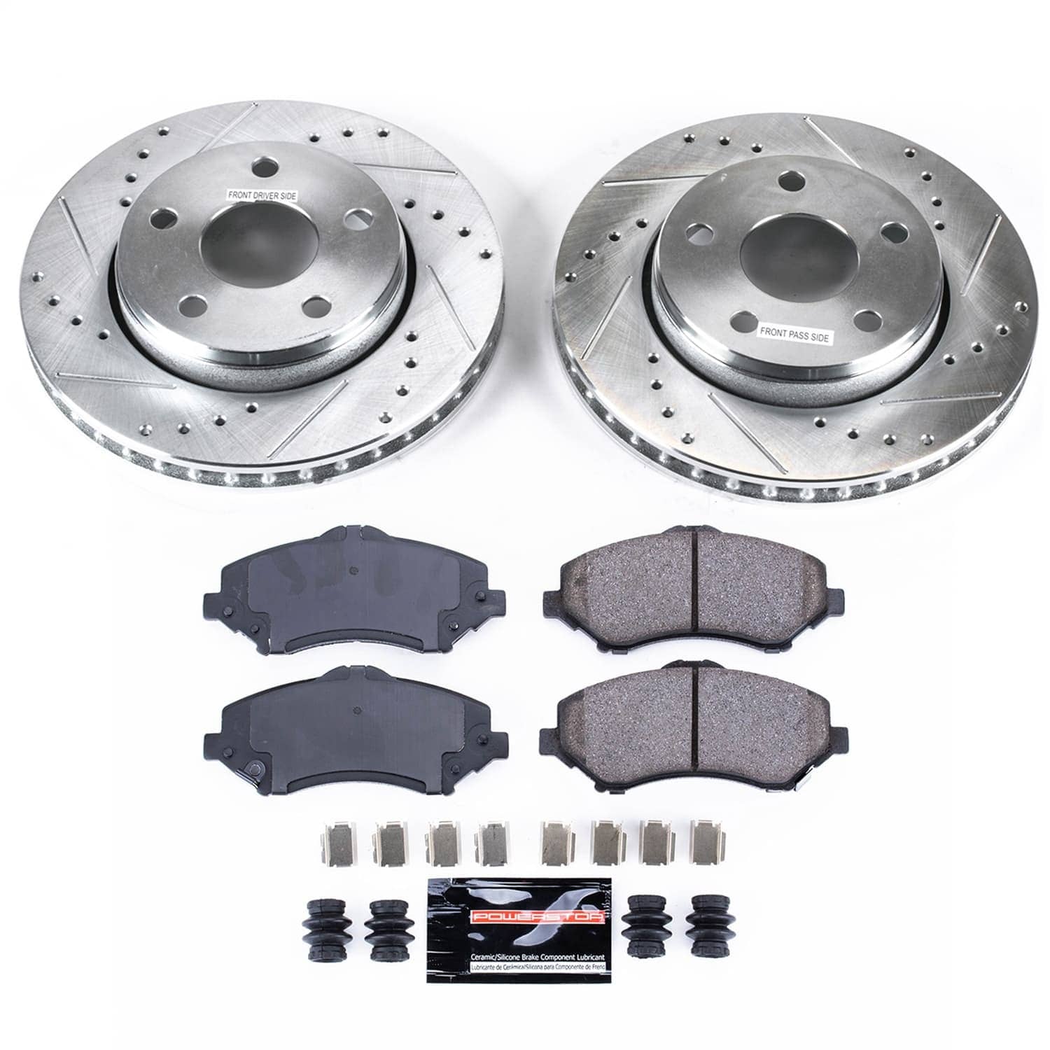 Power Stop - K3097 - Front - Disc Brake Pad and Rotor Kit