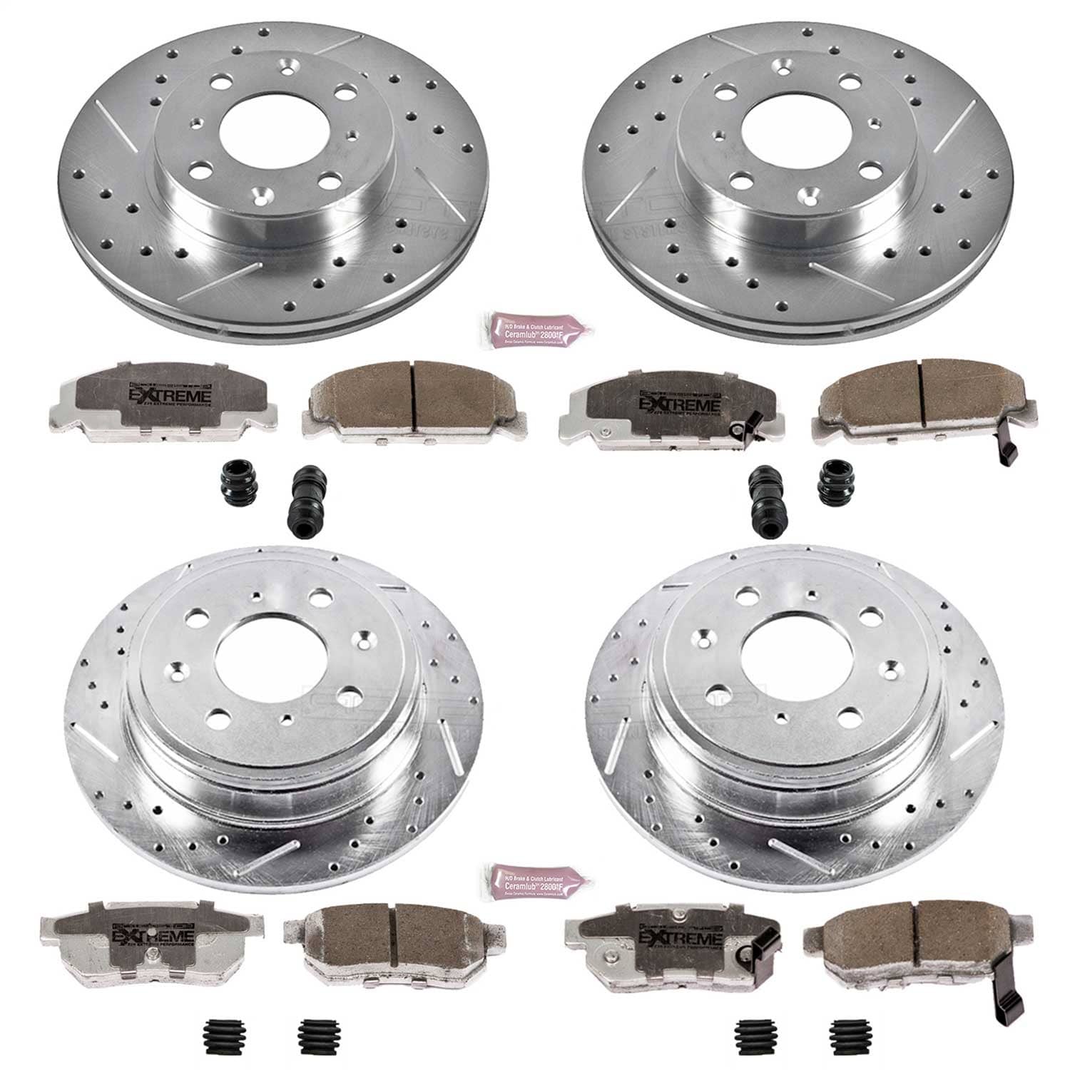 Power Stop - K399-26 - Front and Rear - Disc Brake Pad and Rotor Kit