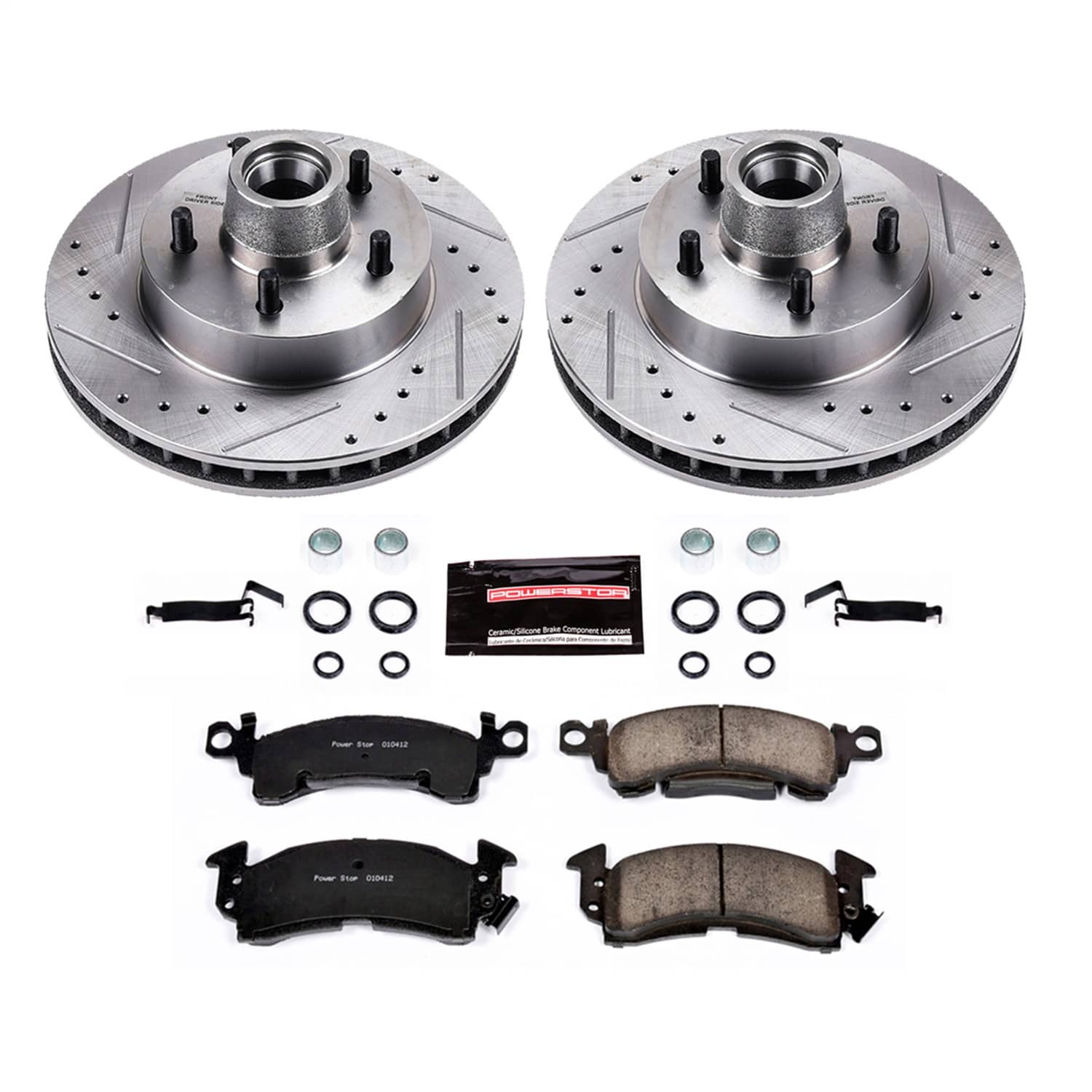 Power Stop - K4539 - Front - Disc Brake Pad and Rotor Kit