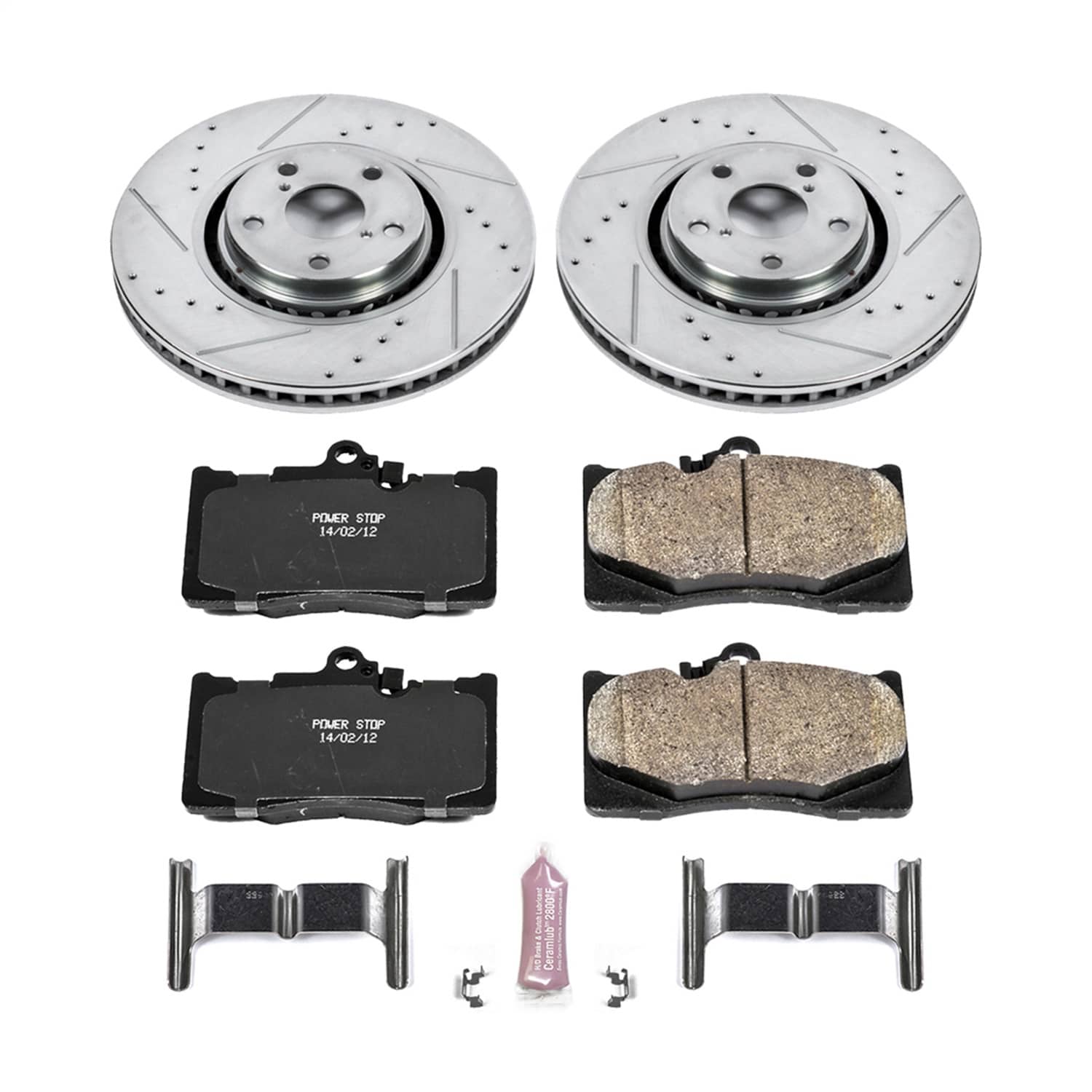 Power Stop - K4634 - Front - Disc Brake Pad and Rotor Kit