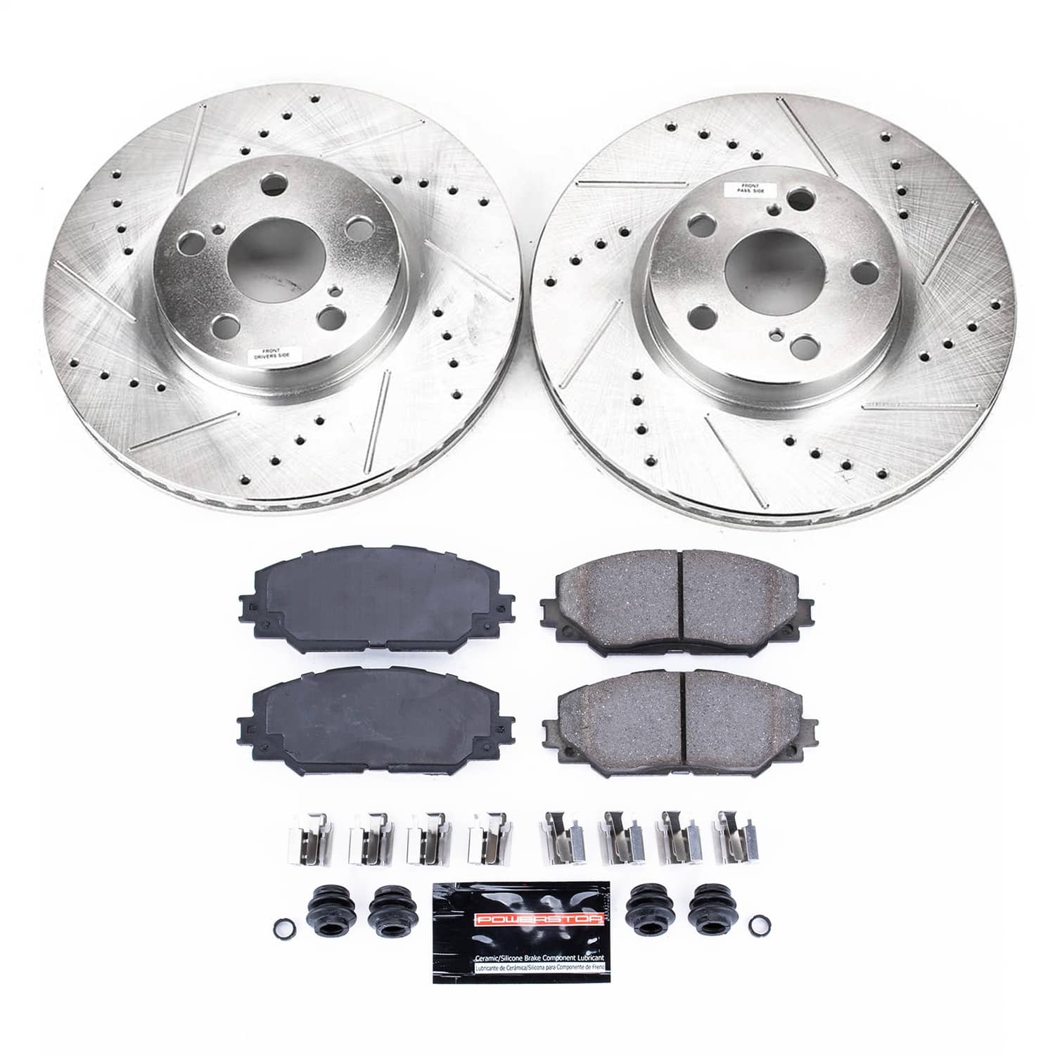 Power Stop - K4669 - Front - Disc Brake Pad and Rotor Kit