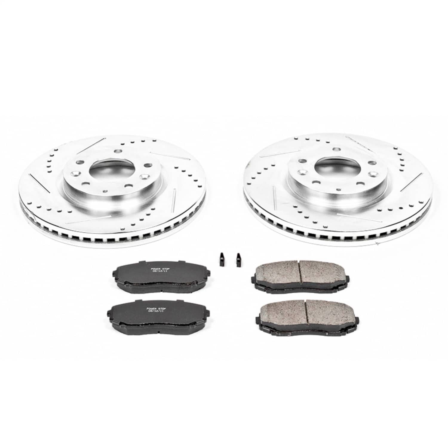 Power Stop - K4676 - Front - Disc Brake Pad and Rotor Kit
