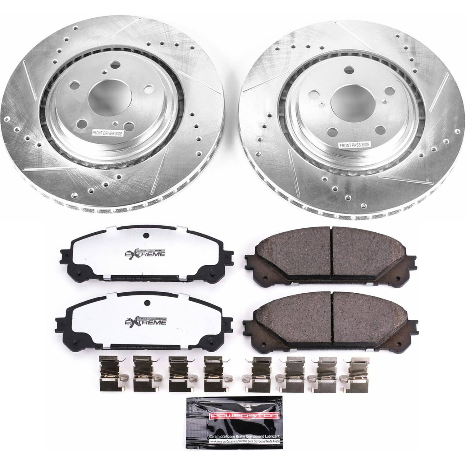 Power Stop - K4713-36 - Front - Disc Brake Pad and Rotor Kit