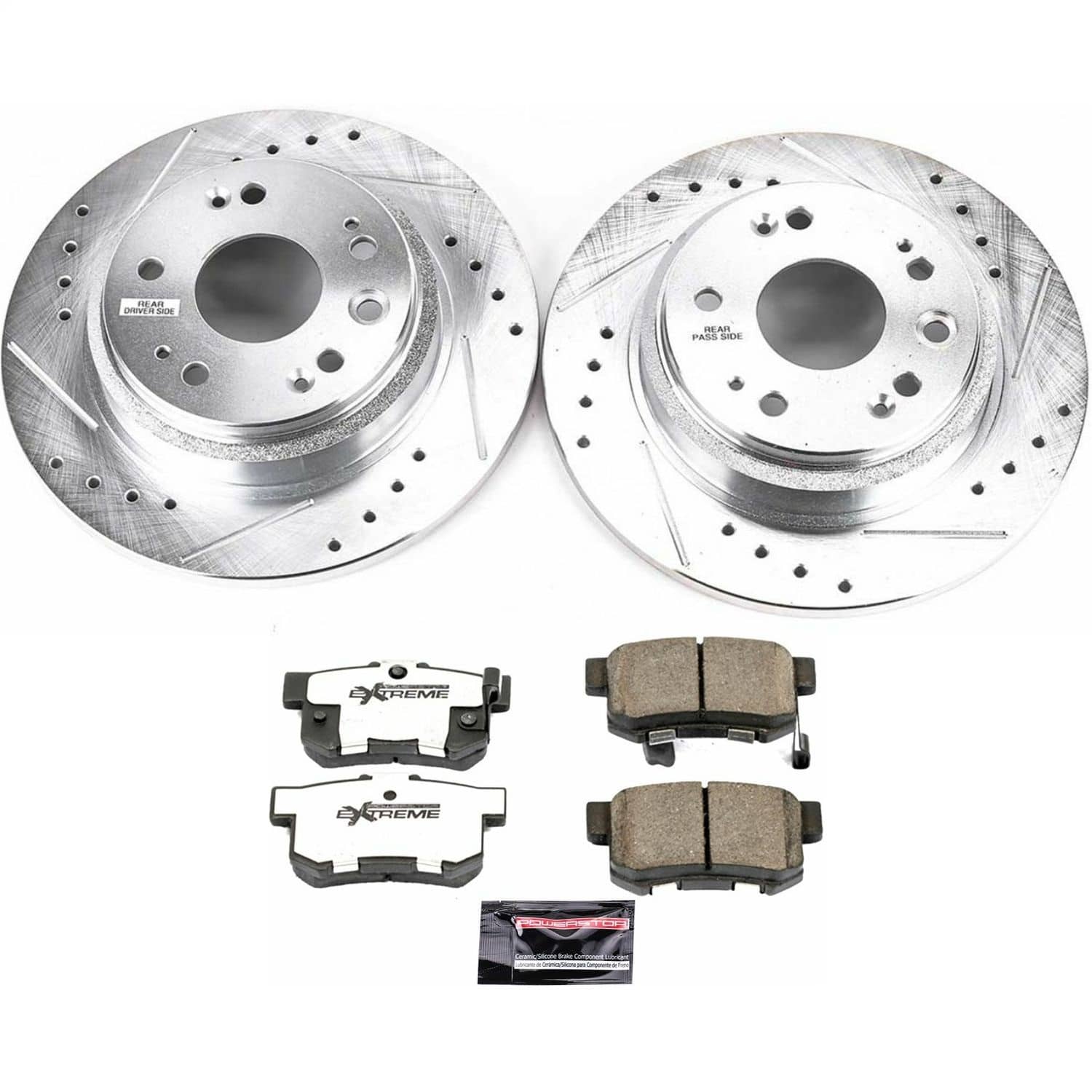 Power Stop - K4989-26 - Rear - Disc Brake Pad and Rotor Kit