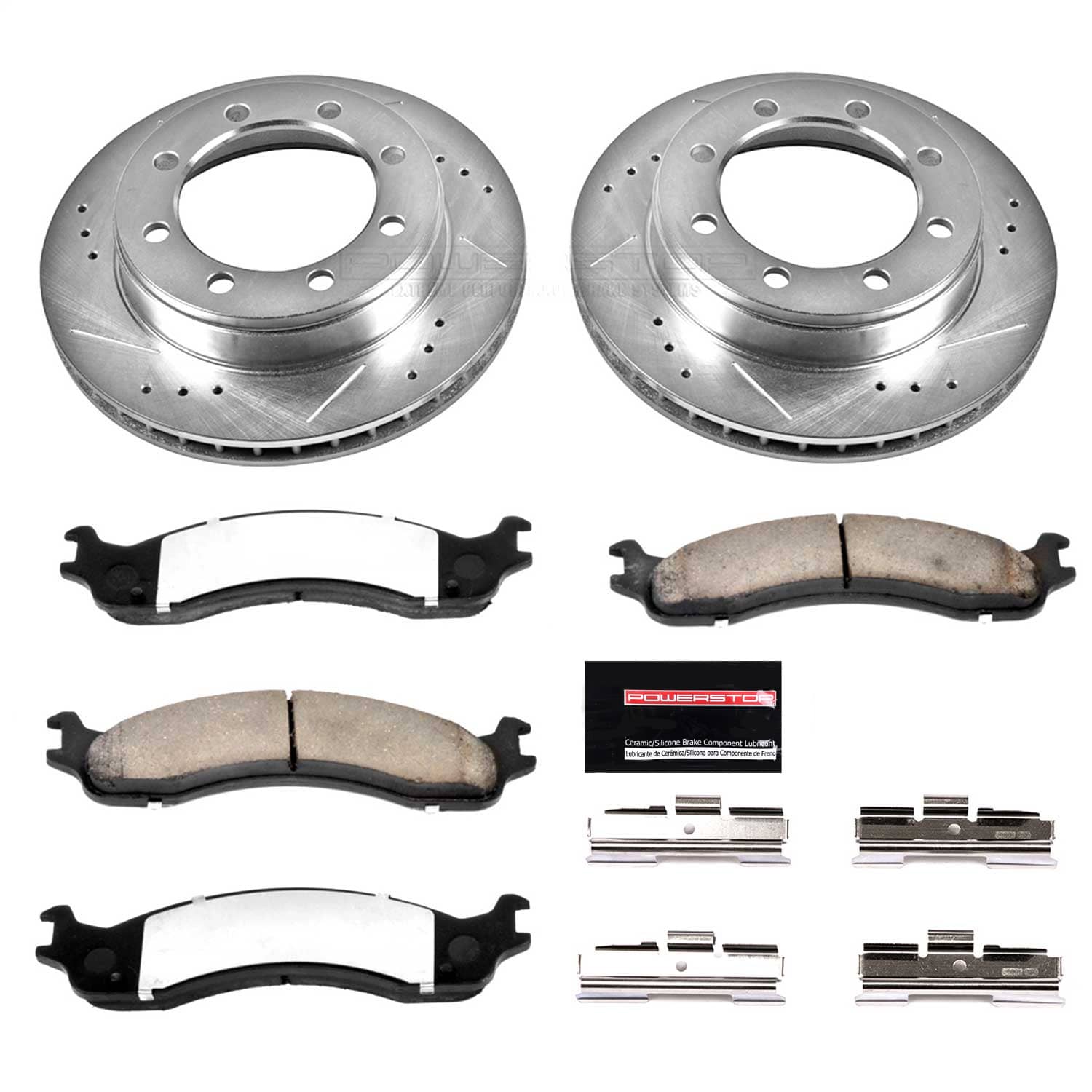 Power Stop - K5089-36 - Front - Disc Brake Pad and Rotor Kit