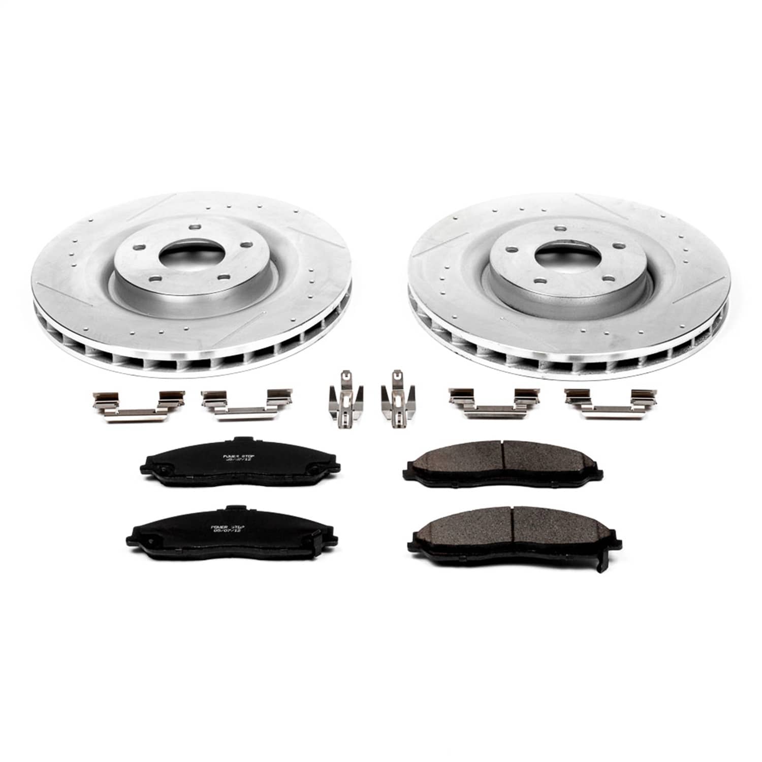 Power Stop - K5158 - Front - Disc Brake Pad and Rotor Kit