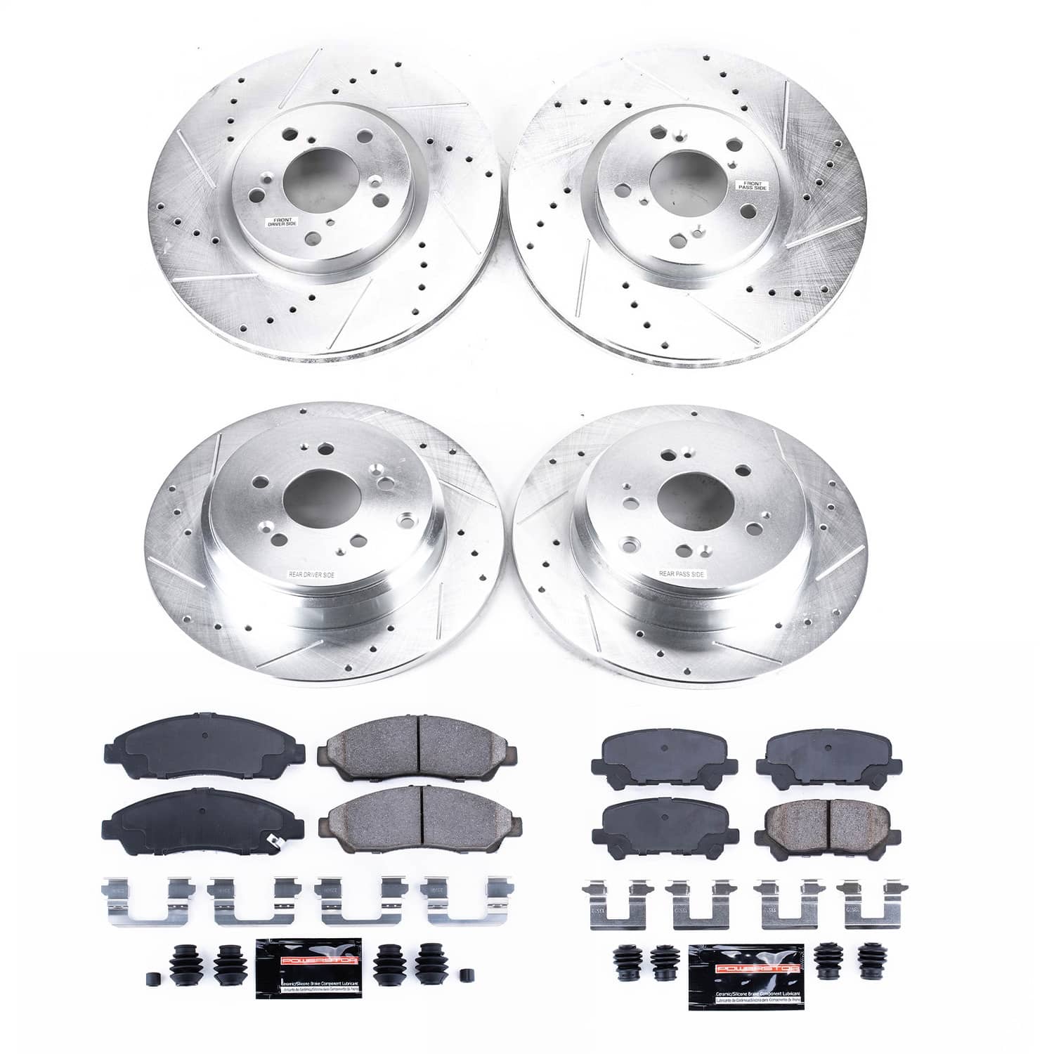 Power Stop - K5369 - Front and Rear - Disc Brake Pad and Rotor Kit