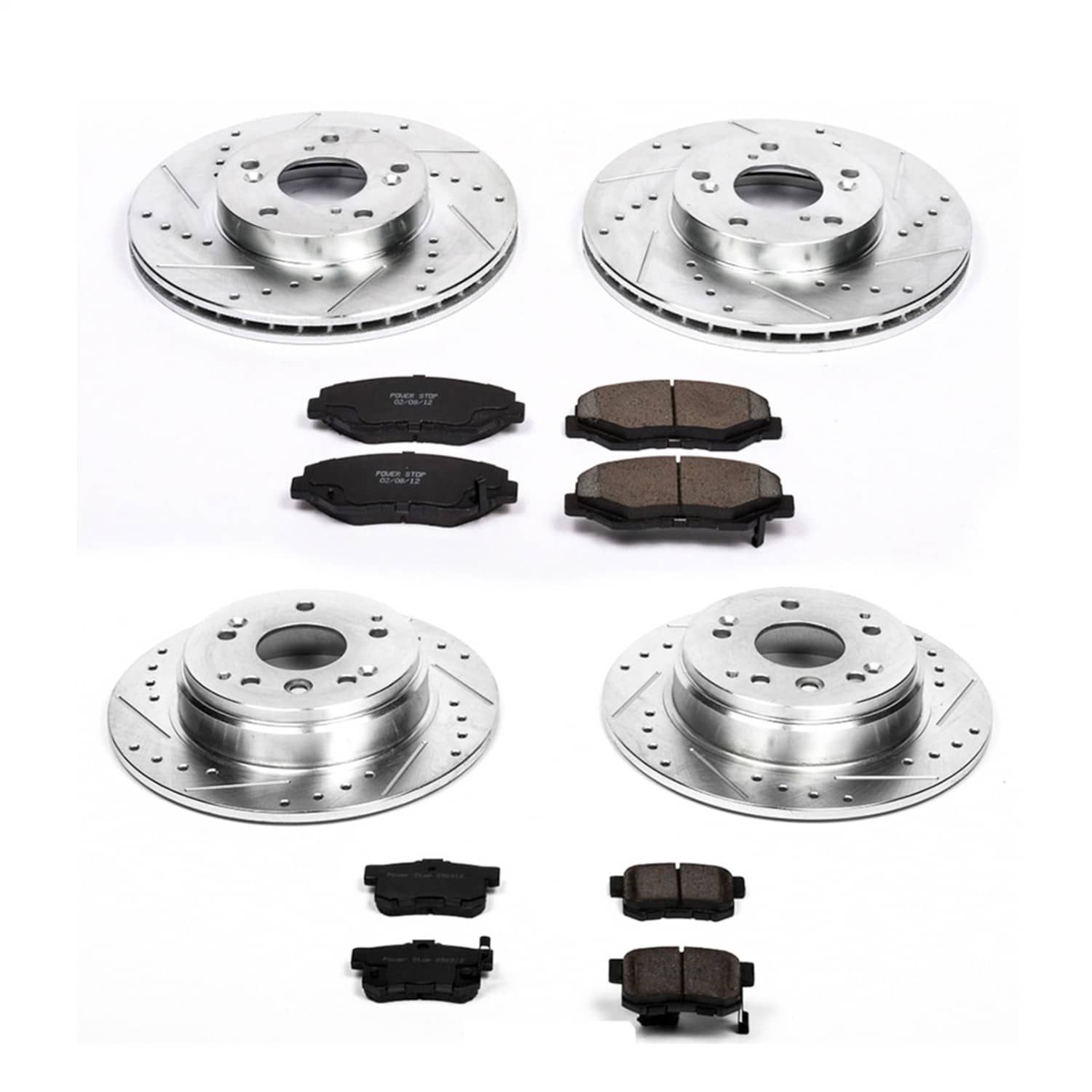 Power Stop - K5389 - Front and Rear - Disc Brake Pad and Rotor Kit