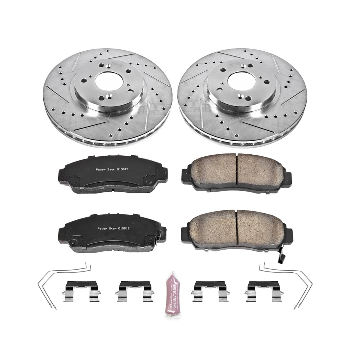 Power Stop - K5392 - Front - Disc Brake Pad and Rotor Kit