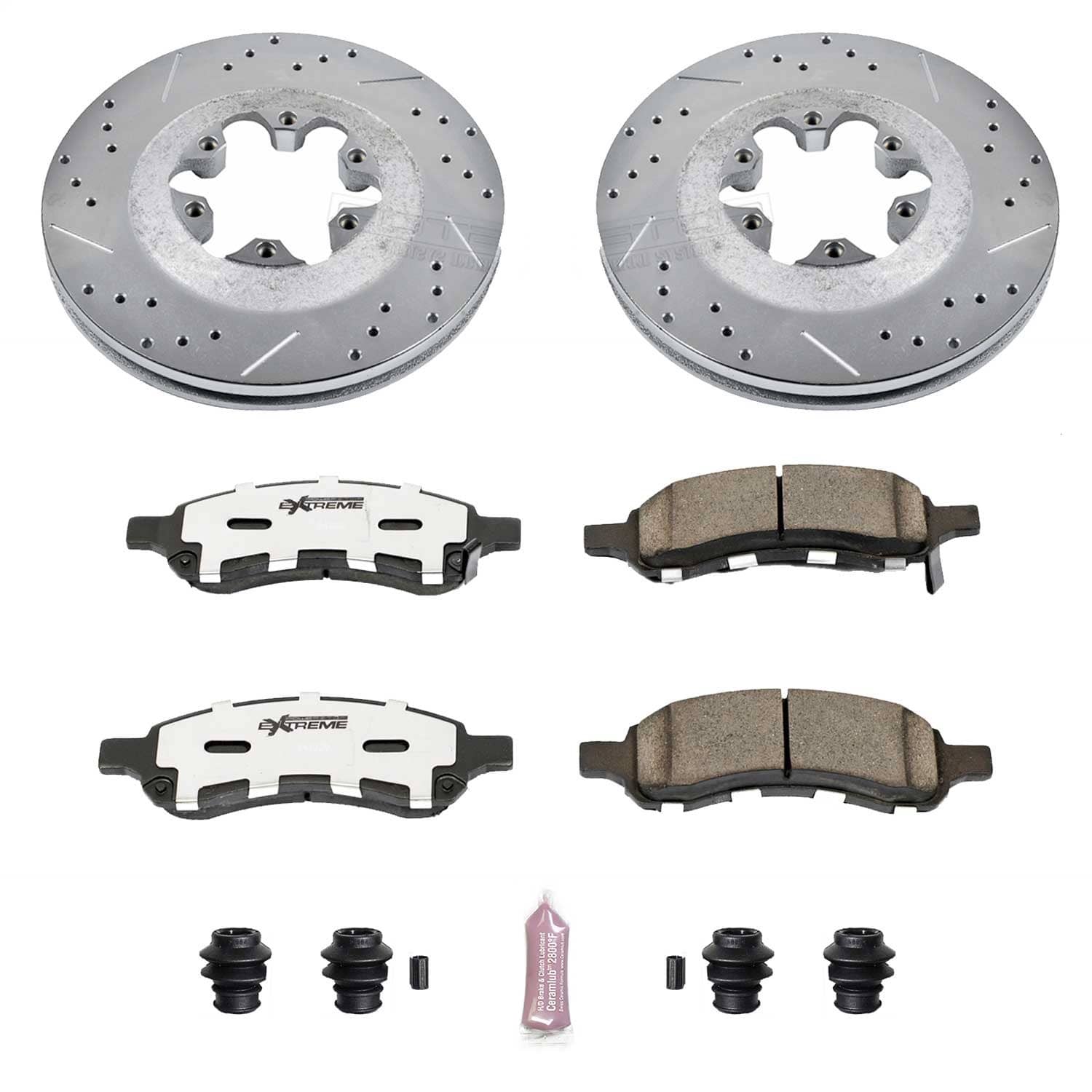 Power Stop - K5405-26 - Front - Disc Brake Pad and Rotor Kit