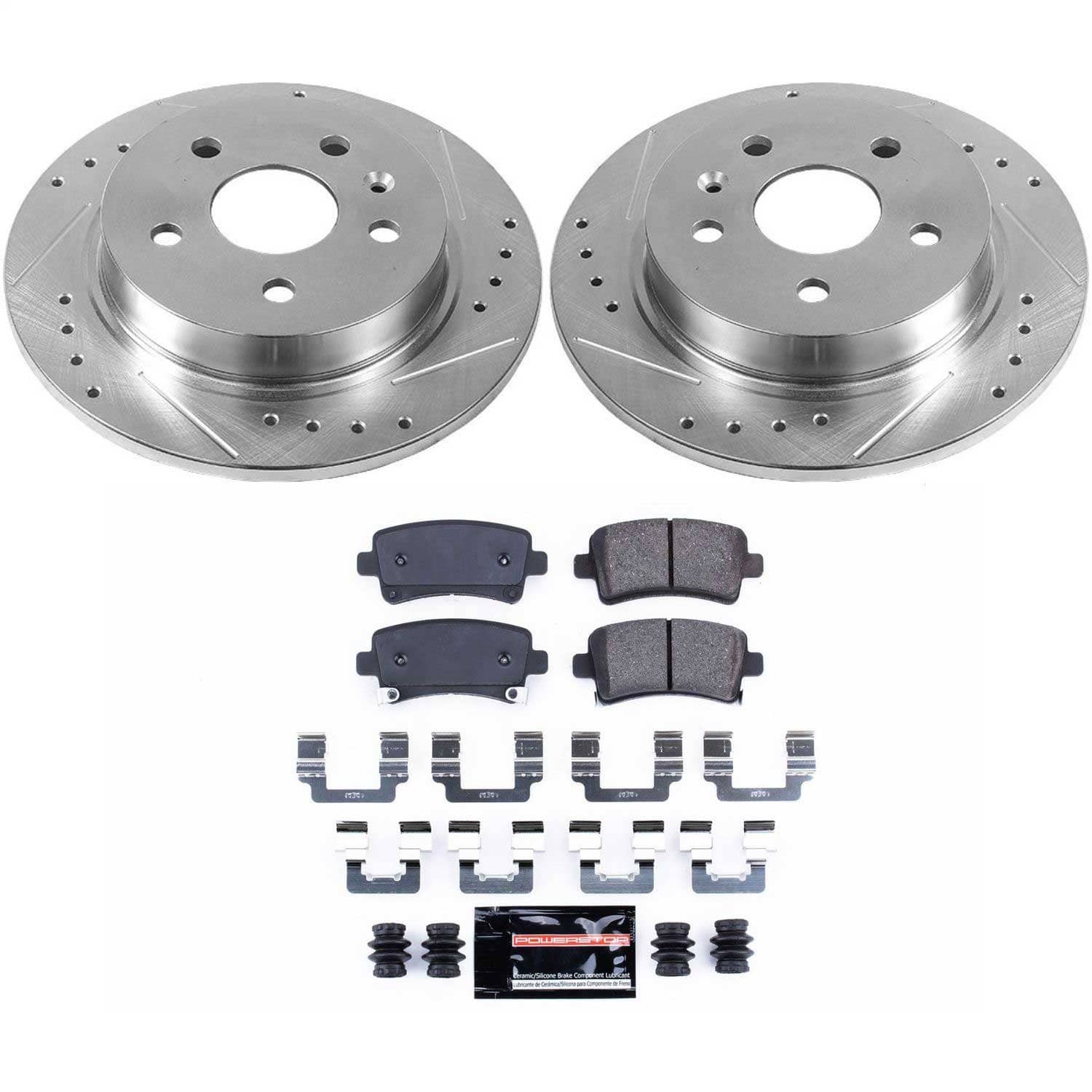 Power Stop - K5531 - Rear - Disc Brake Pad and Rotor Kit