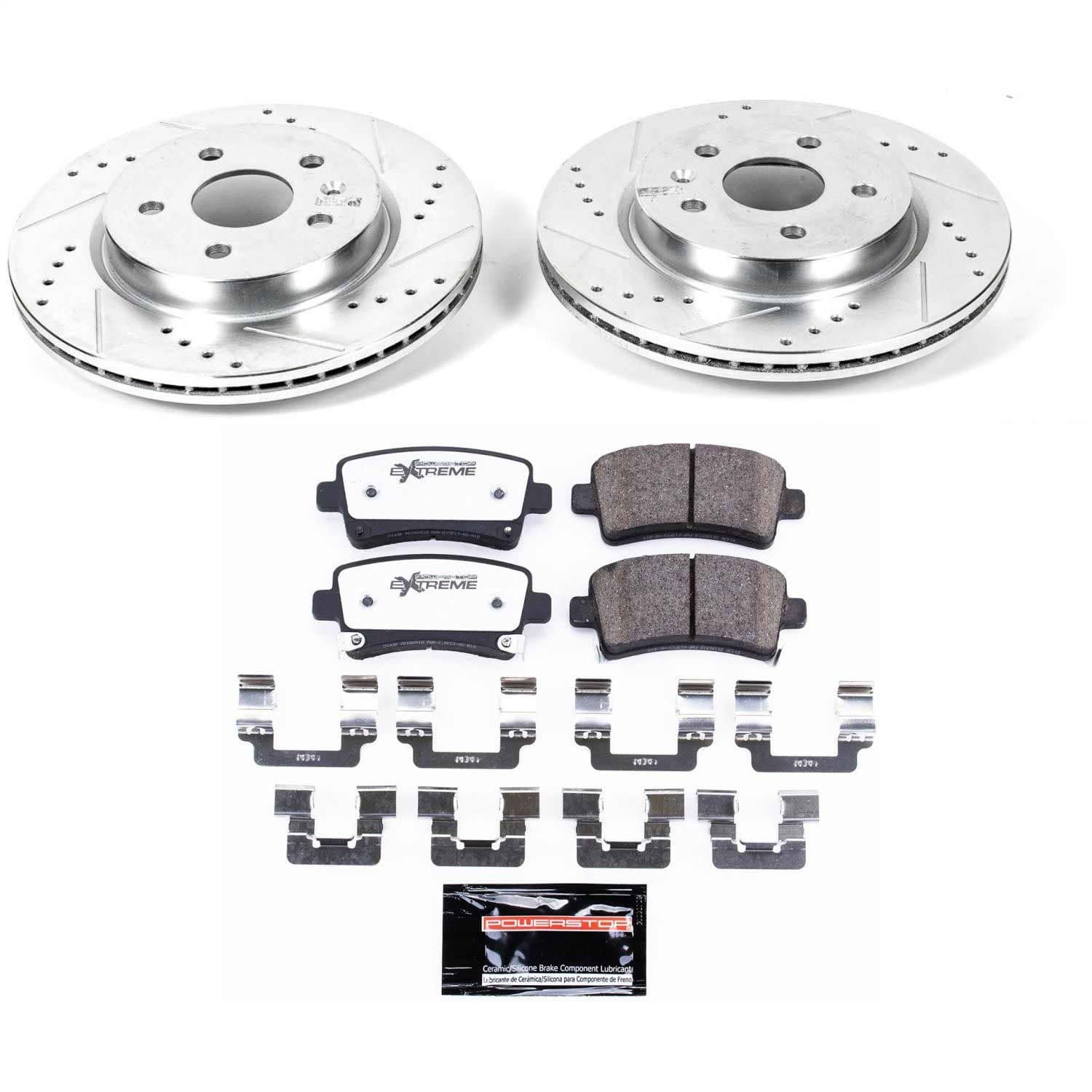 Power Stop - K5547-26 - Rear - Disc Brake Pad and Rotor Kit