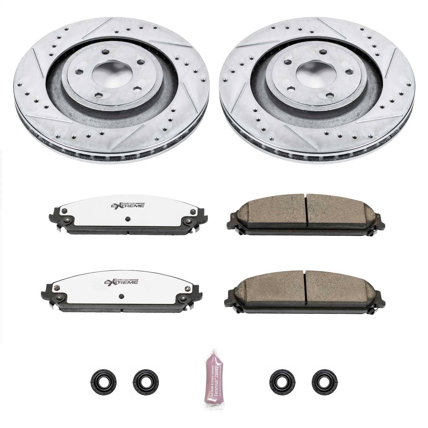Power Stop - K5565-26 - Front - Disc Brake Pad and Rotor Kit