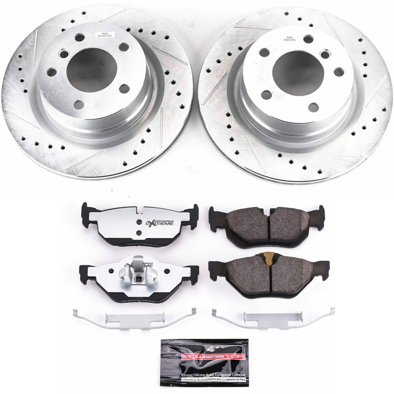 Power Stop - K5687-26 - Rear - Disc Brake Pad and Rotor Kit