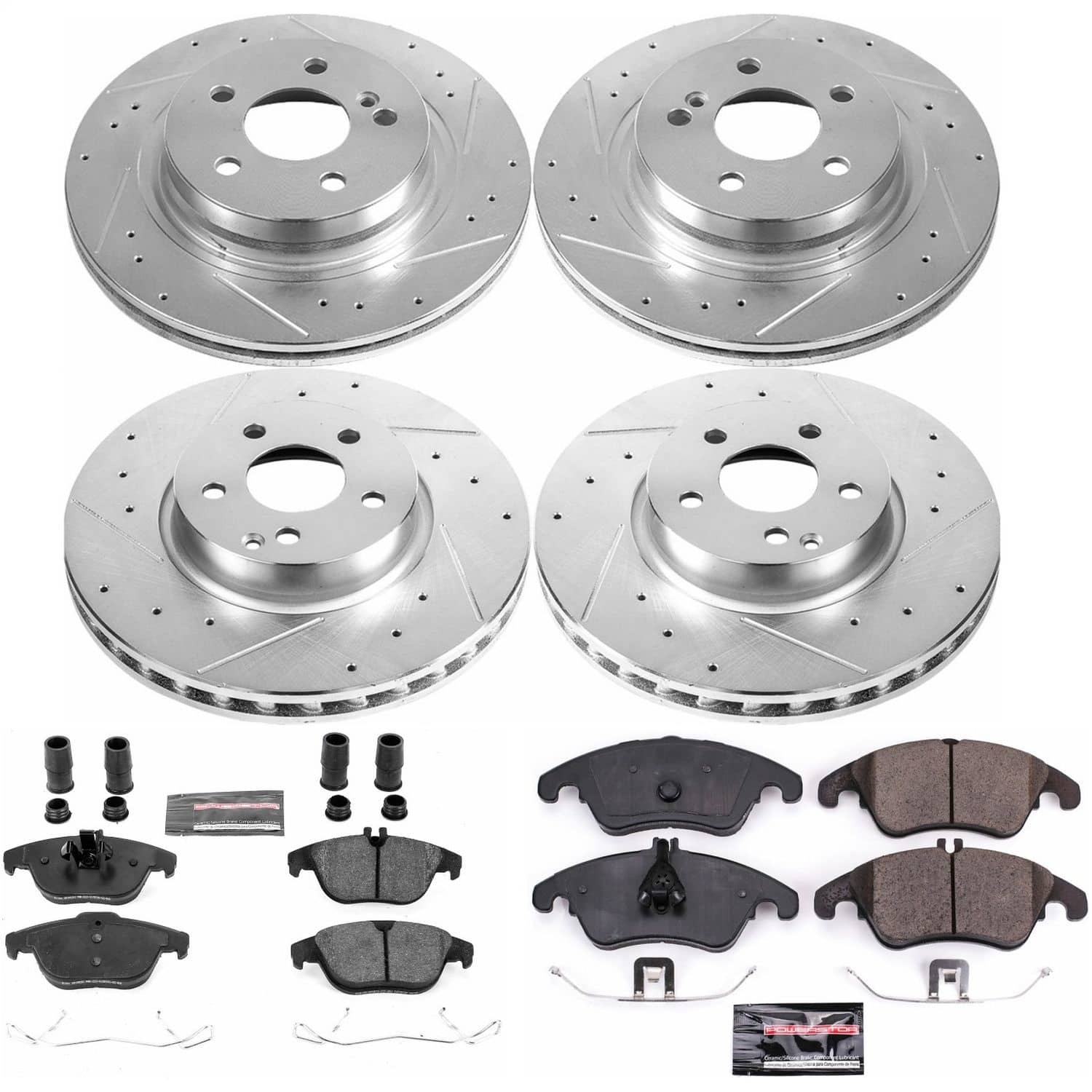 Power Stop - K5793 - Front and Rear - Disc Brake Pad and Rotor Kit
