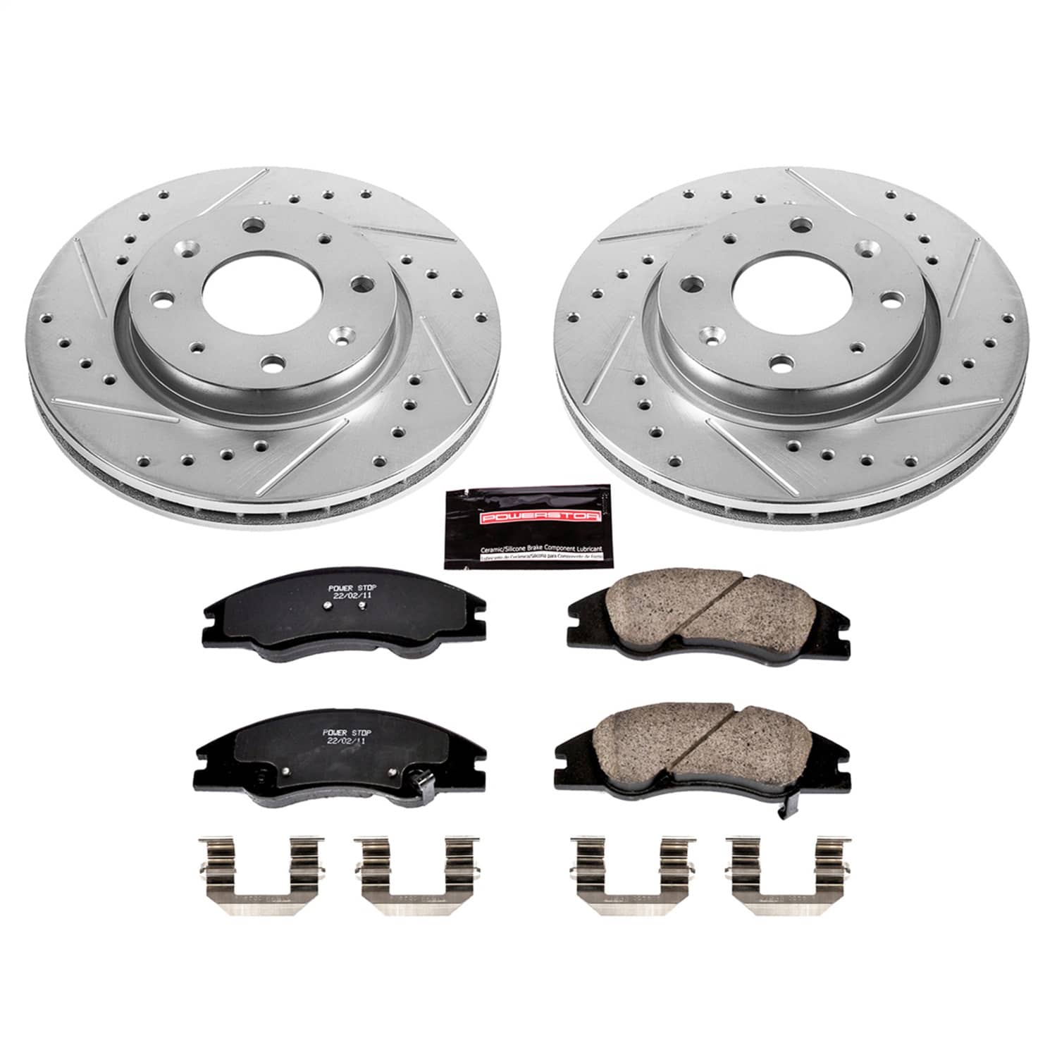 Power Stop - K5903 - Front - Disc Brake Pad and Rotor Kit