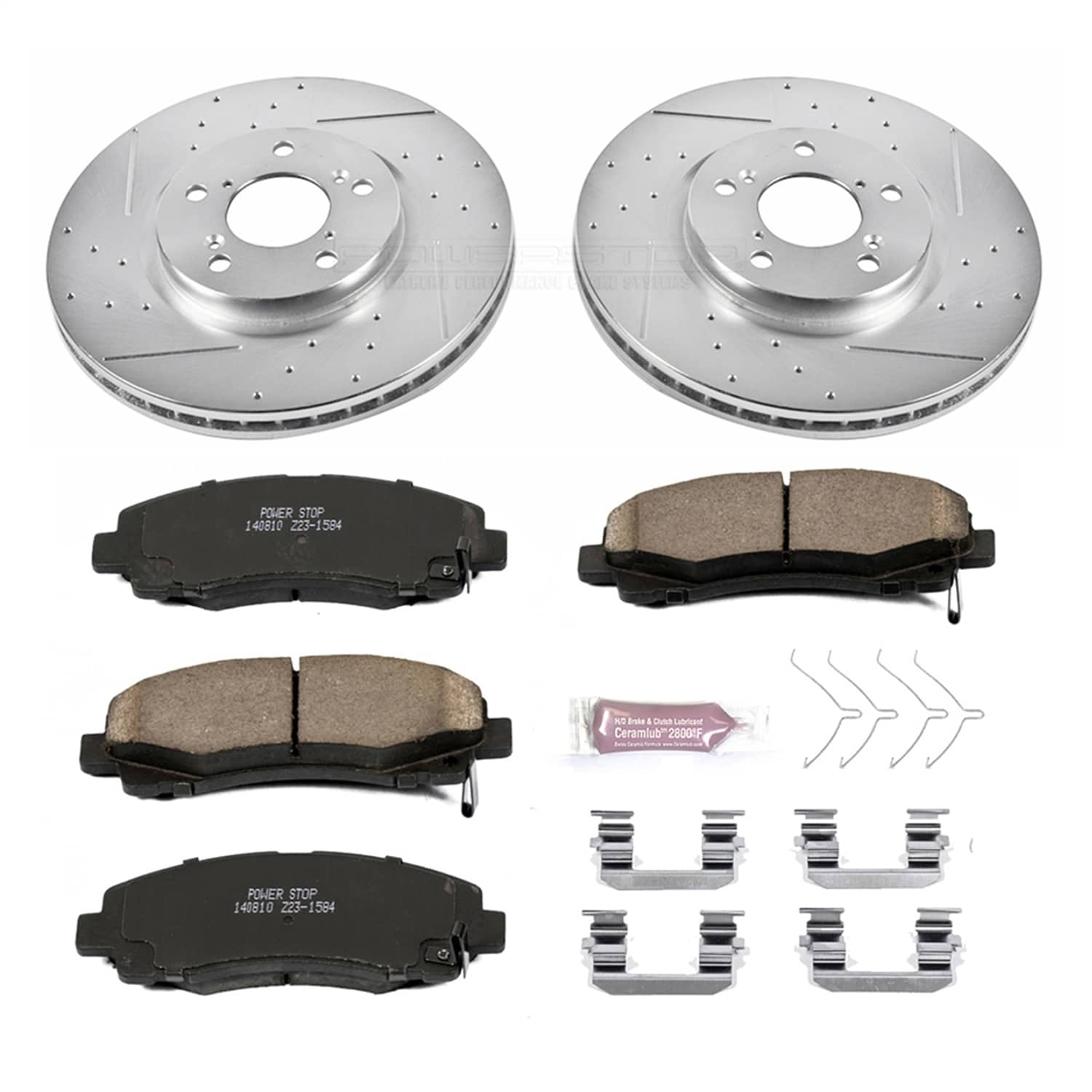 Power Stop - K5939 - Front - Disc Brake Pad and Rotor Kit
