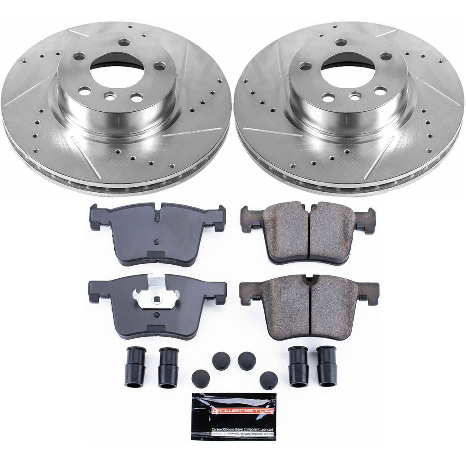 Power Stop - K6038 - Front - Disc Brake Pad and Rotor Kit