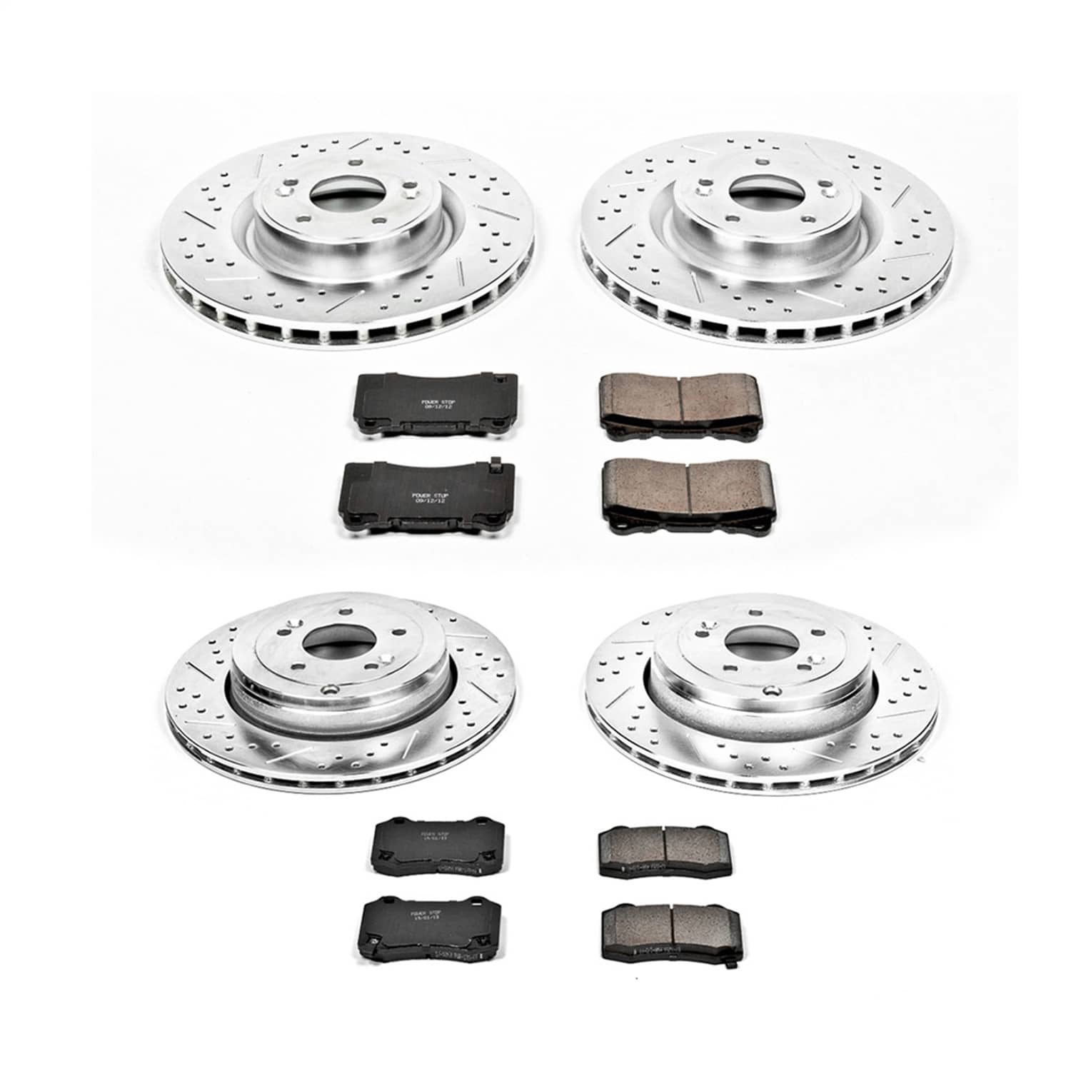 Power Stop - K6167 - Front and Rear - Disc Brake Pad and Rotor Kit