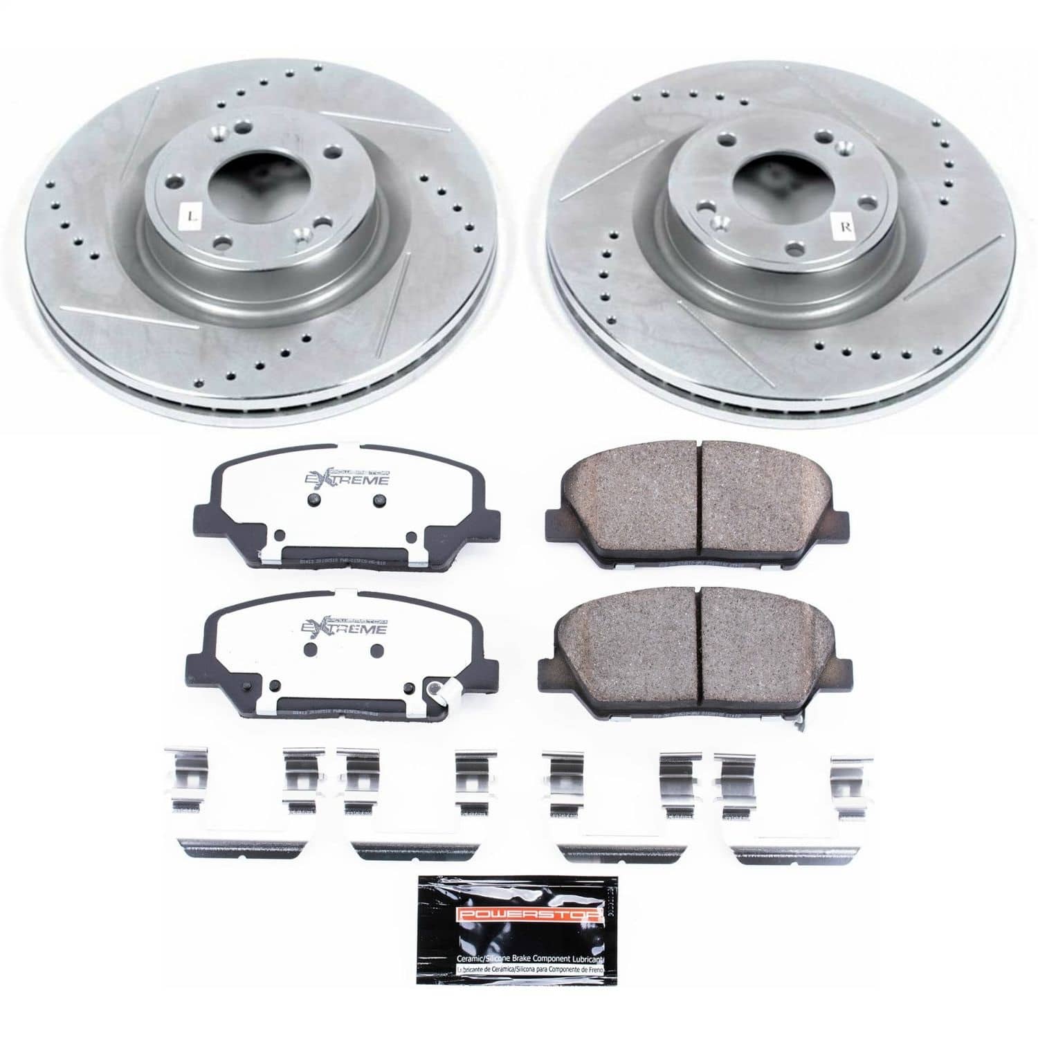 Power Stop - K6169-26 - Front - Disc Brake Pad and Rotor Kit