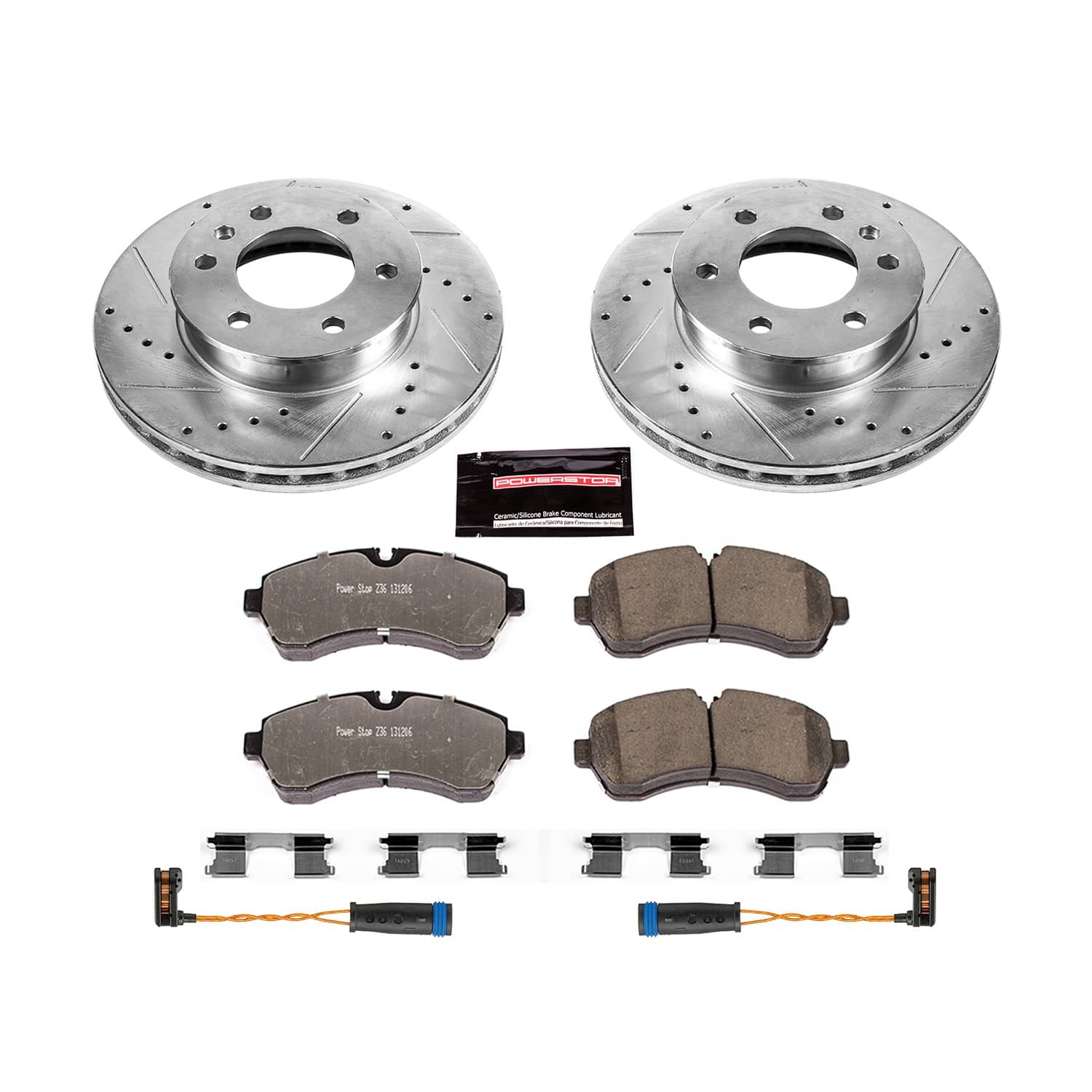 Power Stop - K6234-36 - Front - Disc Brake Pad and Rotor Kit