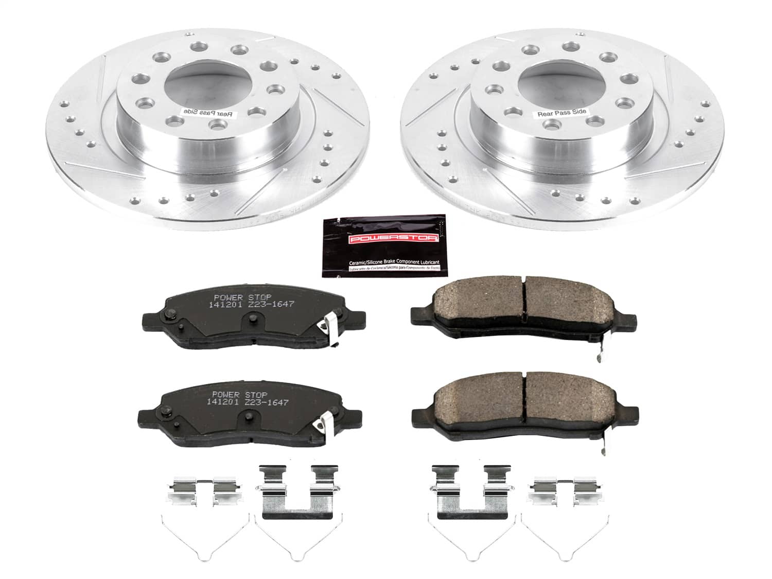 Power Stop - K6371 - Rear - Disc Brake Pad and Rotor Kit