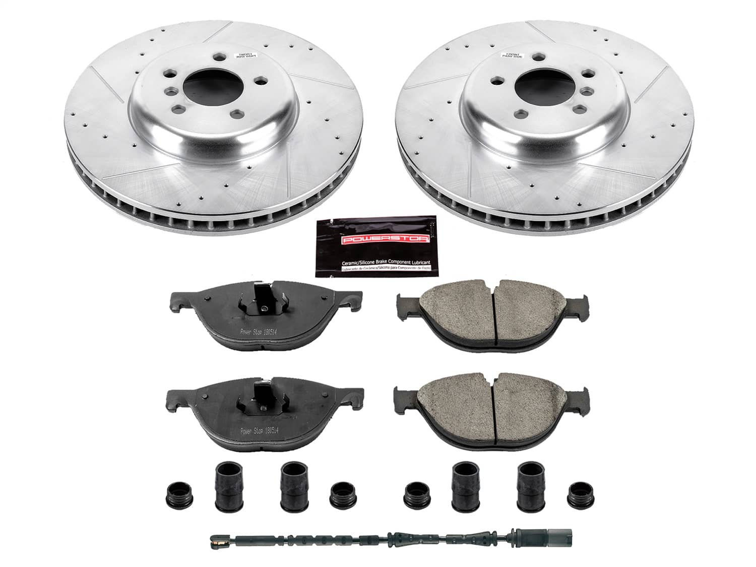 Power Stop - K6414 - Front - Disc Brake Pad and Rotor Kit