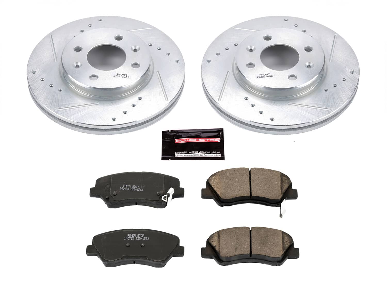 Power Stop - K6508 - Front - Disc Brake Pad and Rotor Kit