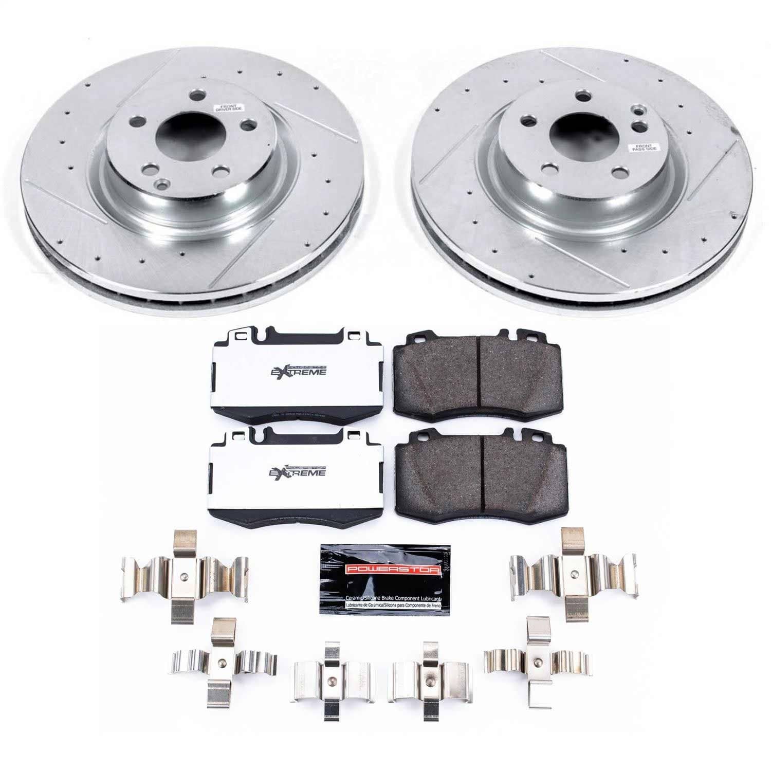 Power Stop - K6597-26 - Front - Disc Brake Pad and Rotor Kit