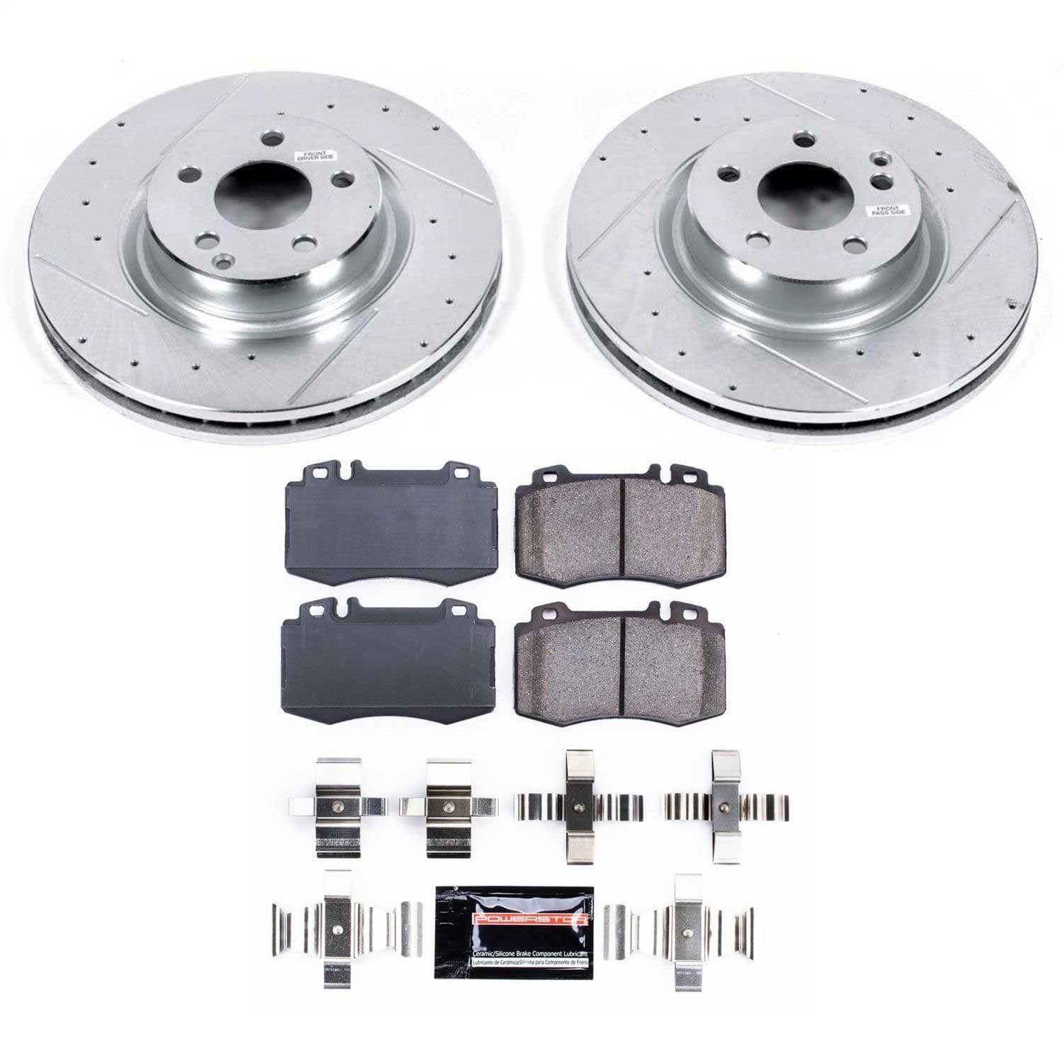 Power Stop - K6597 - Front - Disc Brake Pad and Rotor Kit